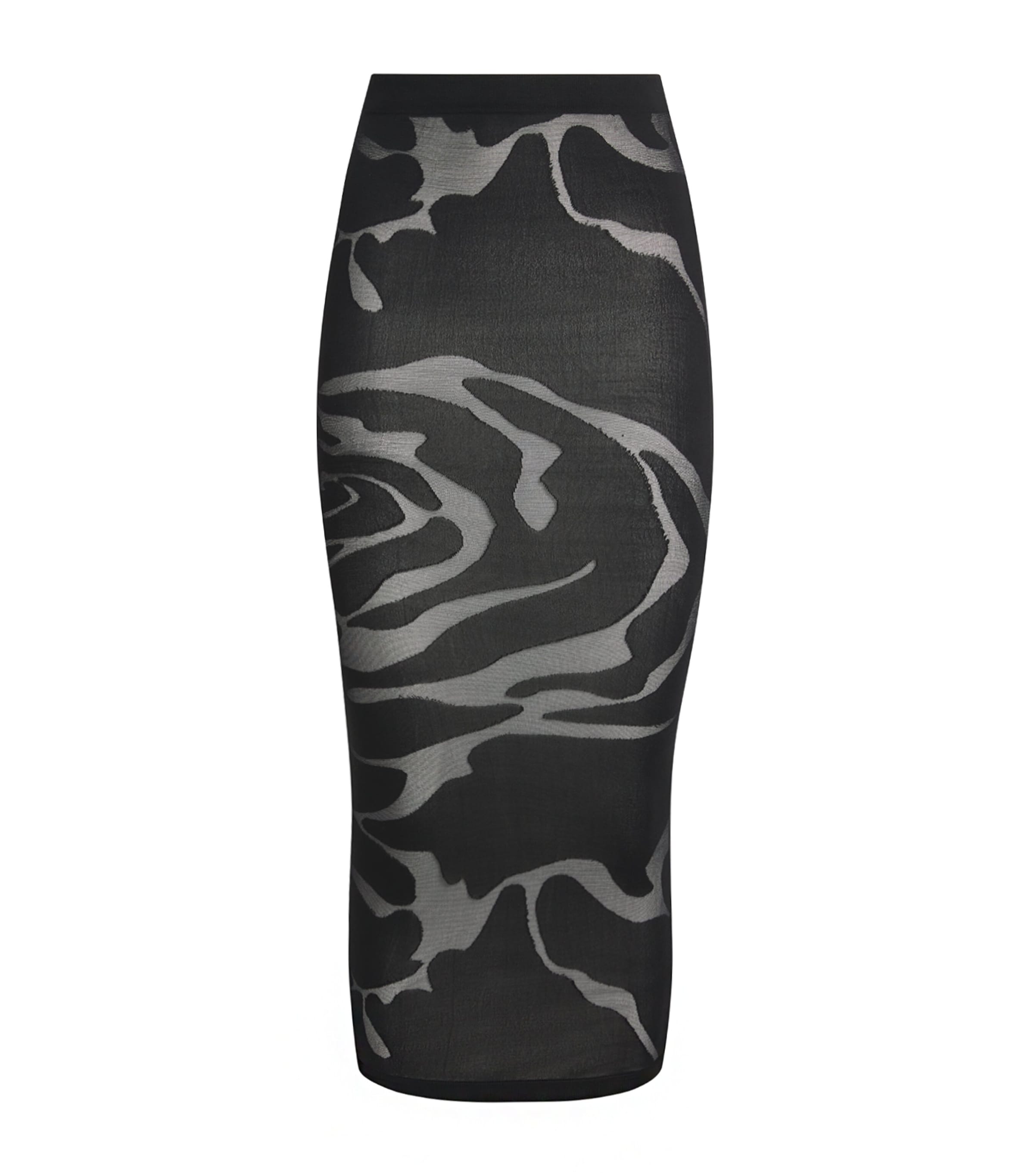 Wolford Womens Rose Shadow Skirt Black Black