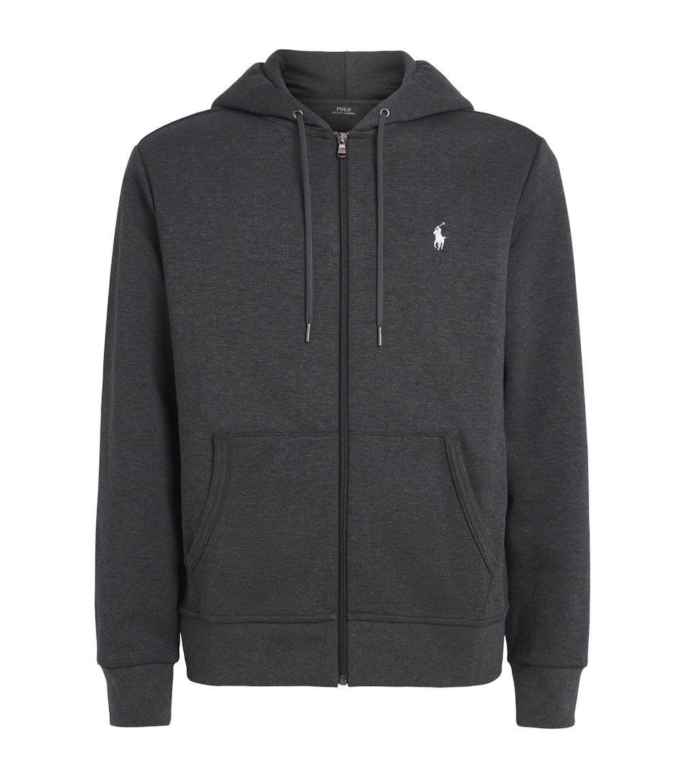 Polo Ralph Lauren Mens Polo Pony Zip-Up Hoodie Windsor Hther