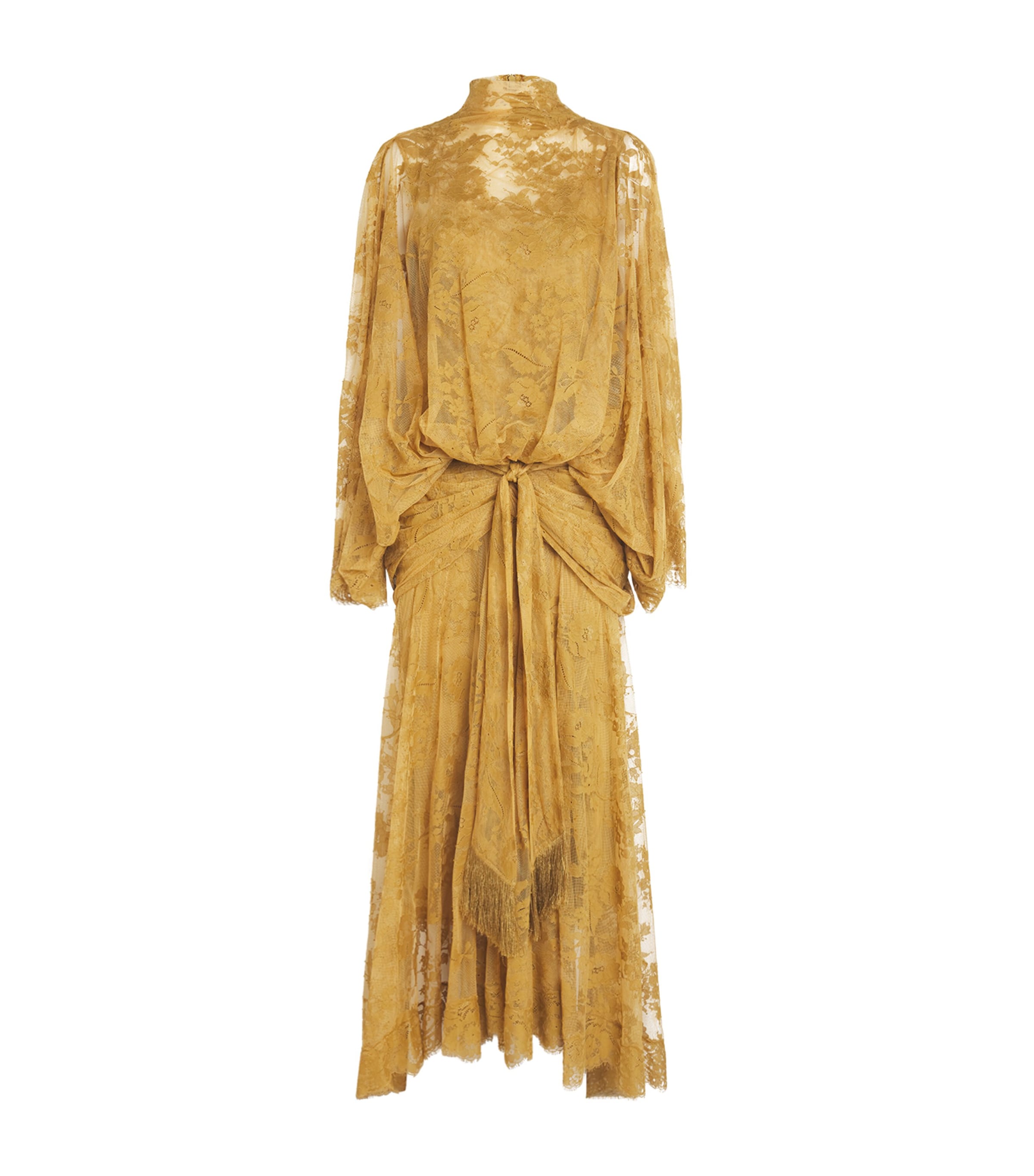 Zimmermann Womens Lace Ascent Maxi Dress Chartreuse