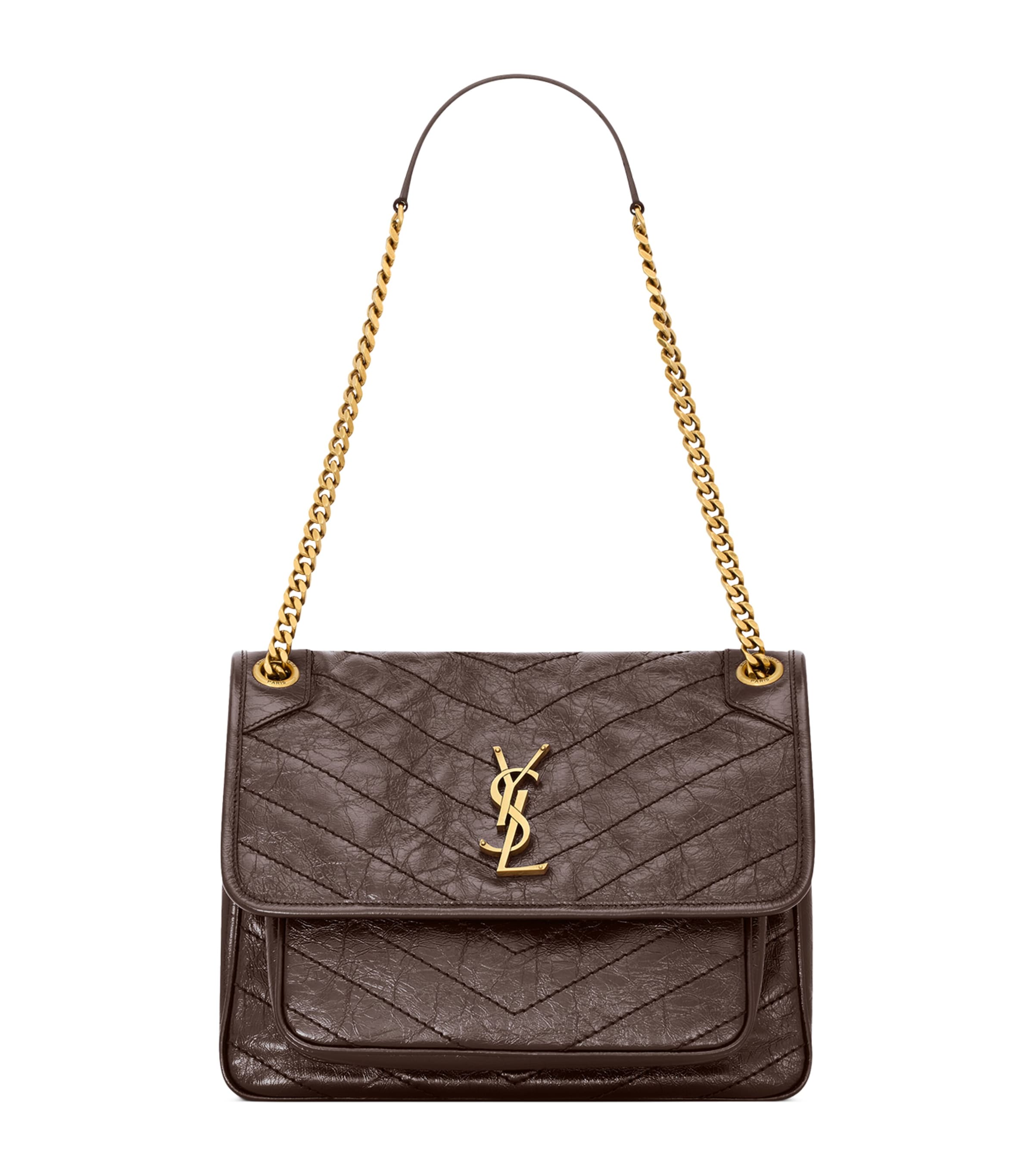 Saint Laurent Medium Leather Niki Shoulder Bag