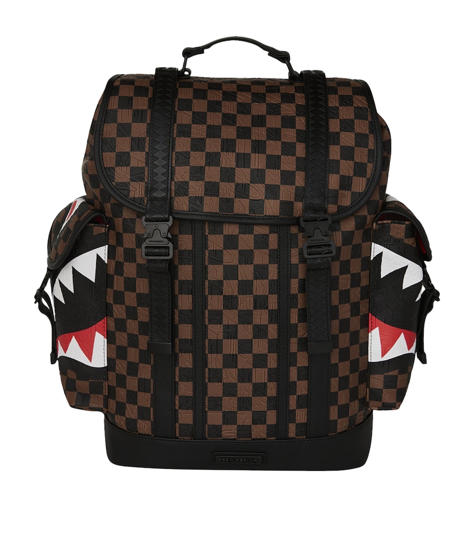 Embossed Check Monte Carlo Backpack