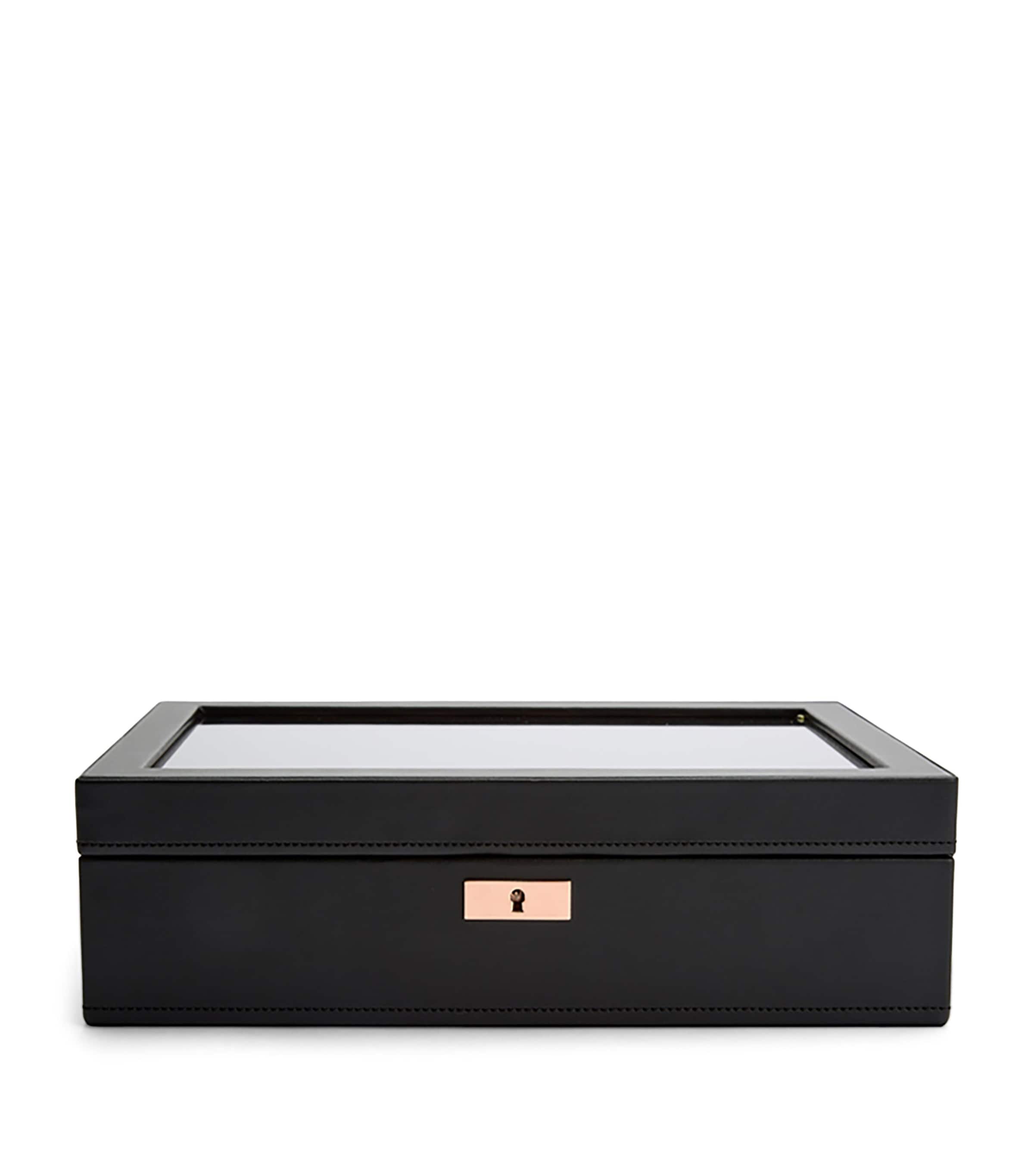 Vegan Leather Axis 10-Piece Watch Box