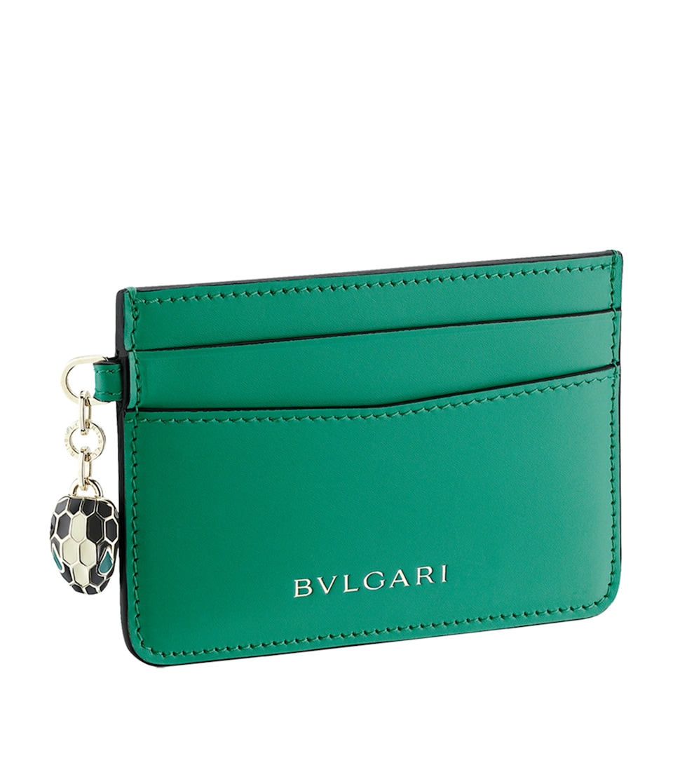 Leather Serpenti Forever Card Holder