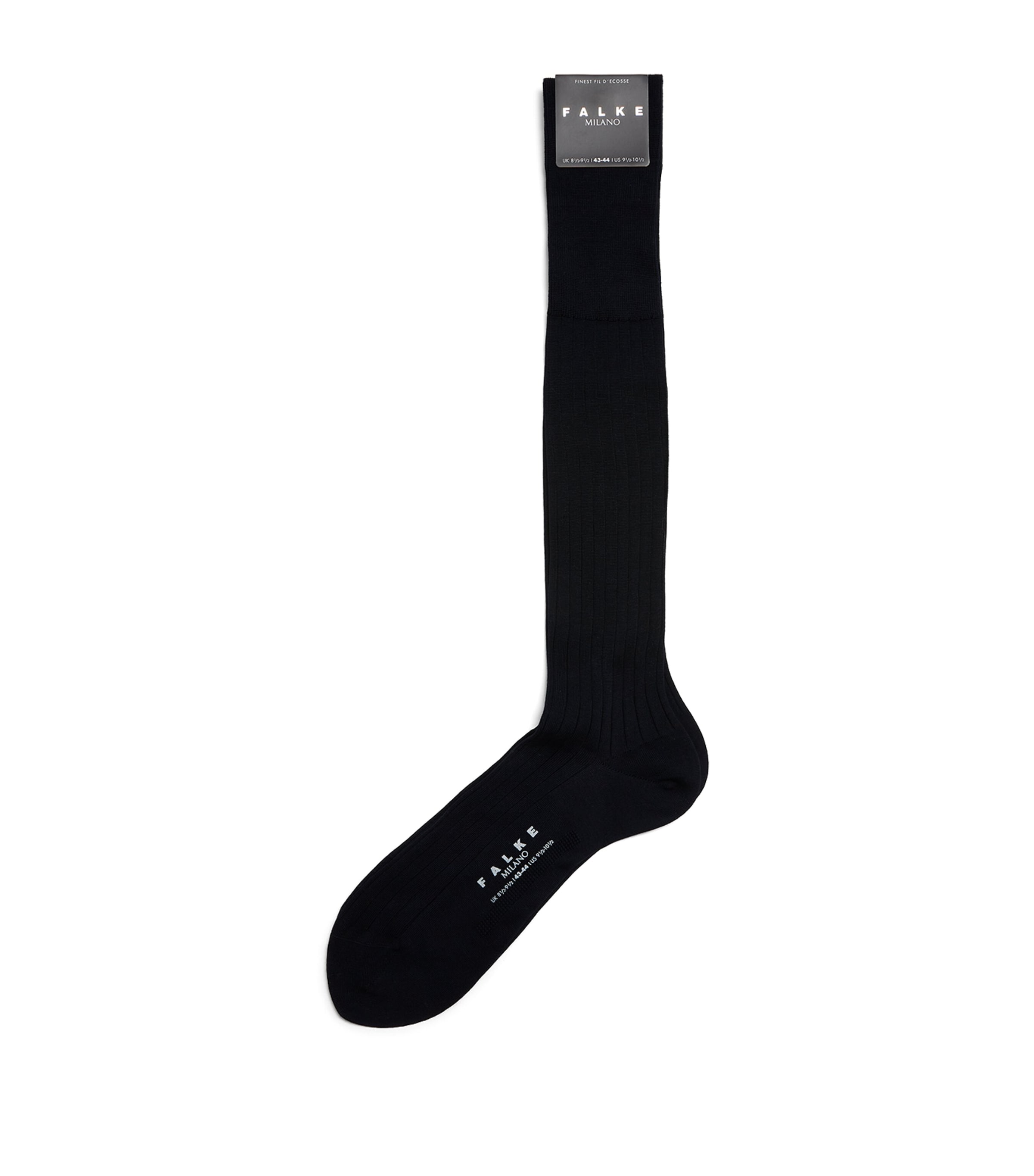 Falke Mens Milano Knee-High Socks Dark Navy