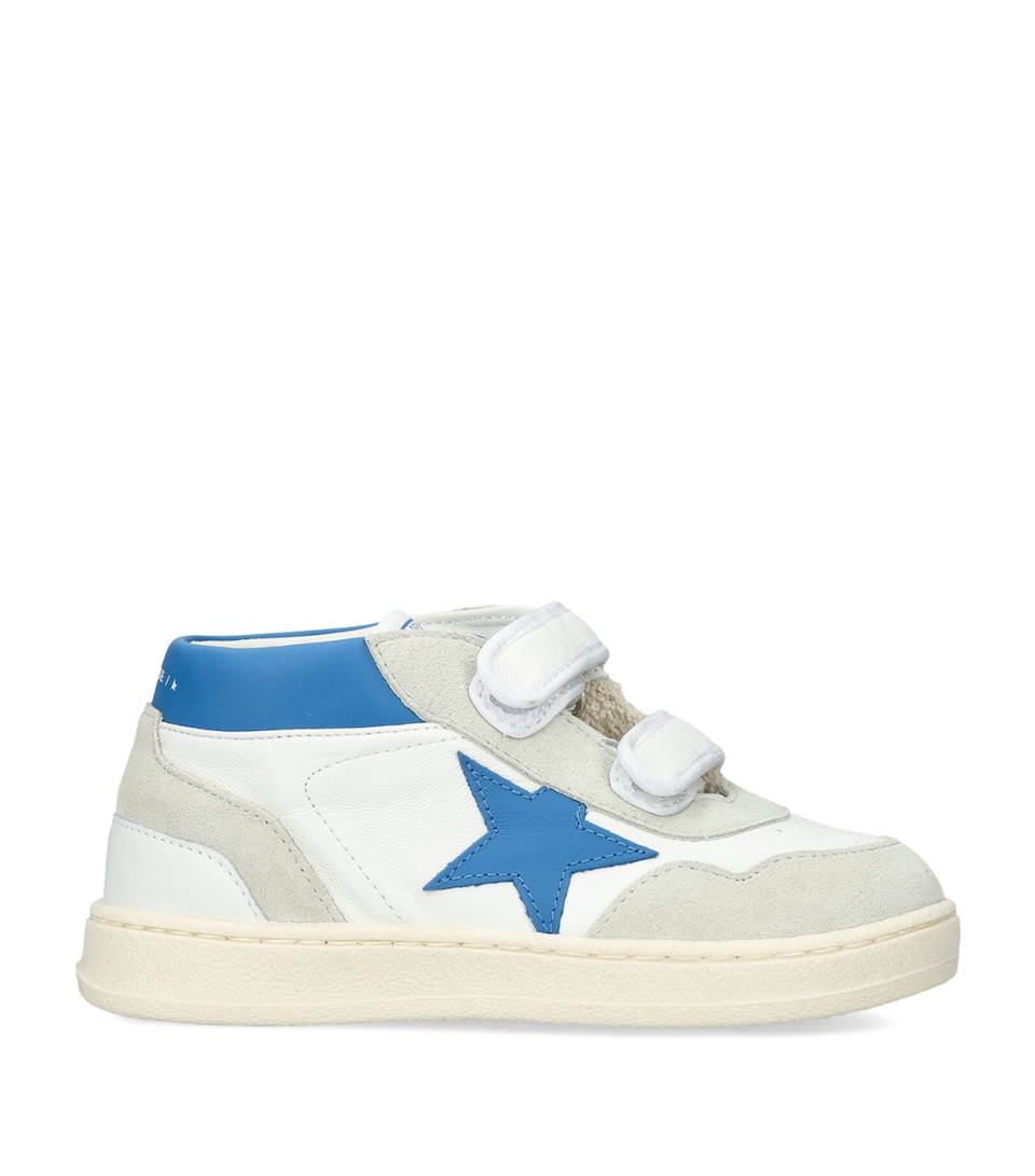 Golden Goose Leather June Sneakers Blue Other