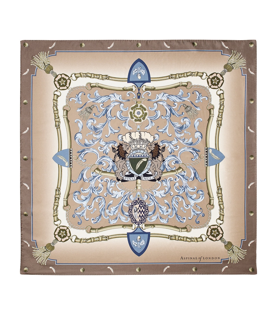 Silk Signature Printed Scarf