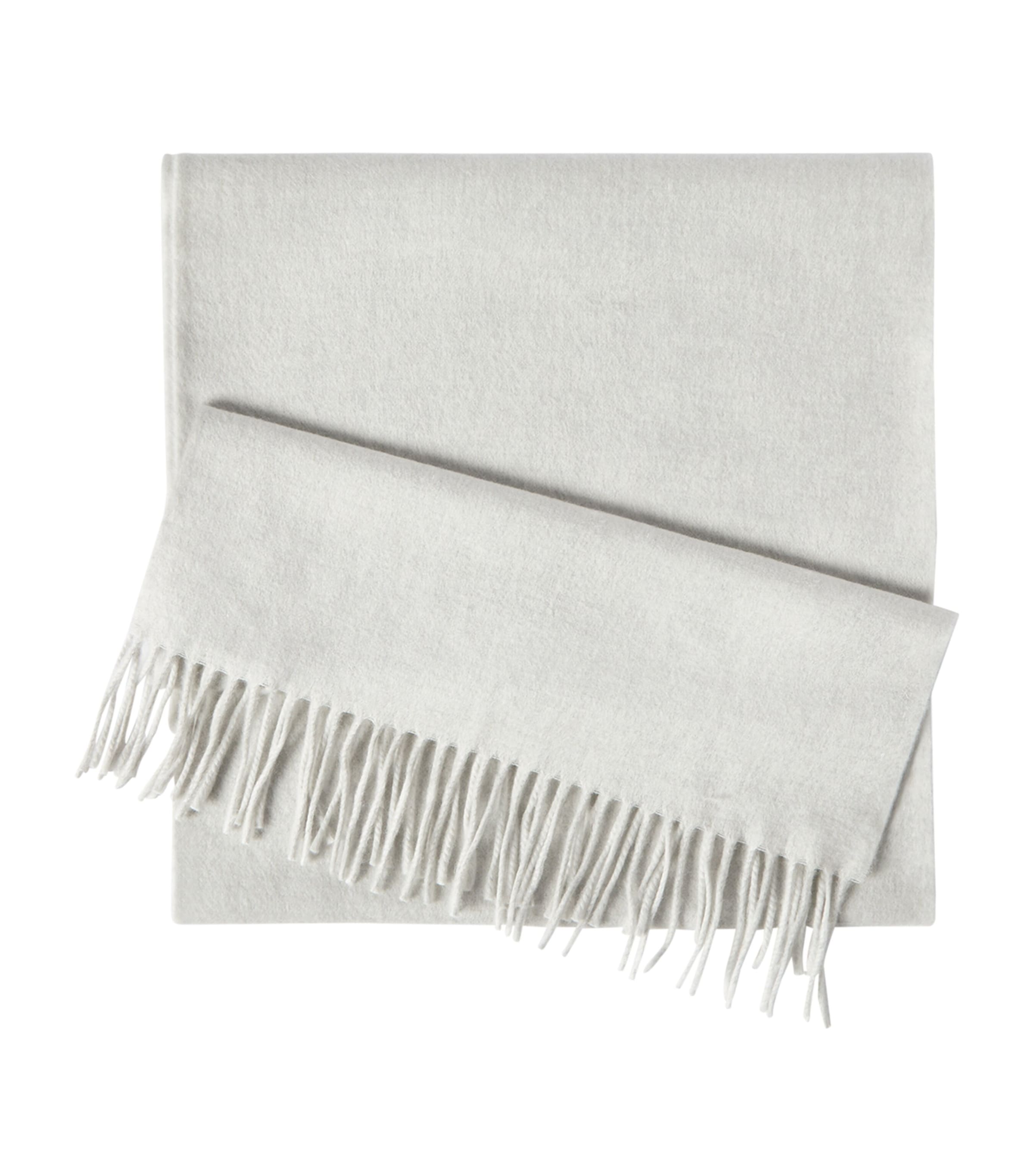 Brunello Cucinelli Womens Cashmere Fringed Scarf