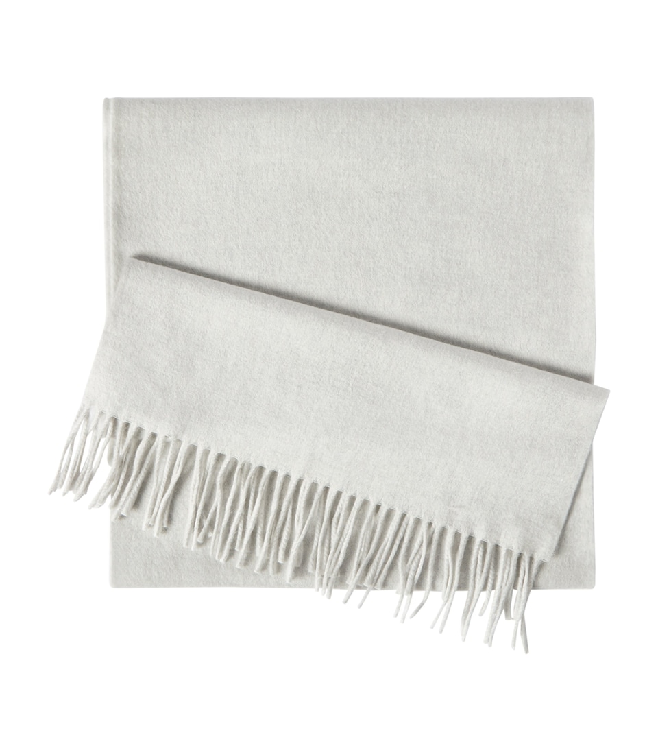 Brunello Cucinelli Womens Cashmere Fringed Scarf
