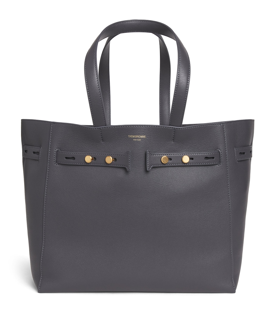Leather Cabas Tote Bag