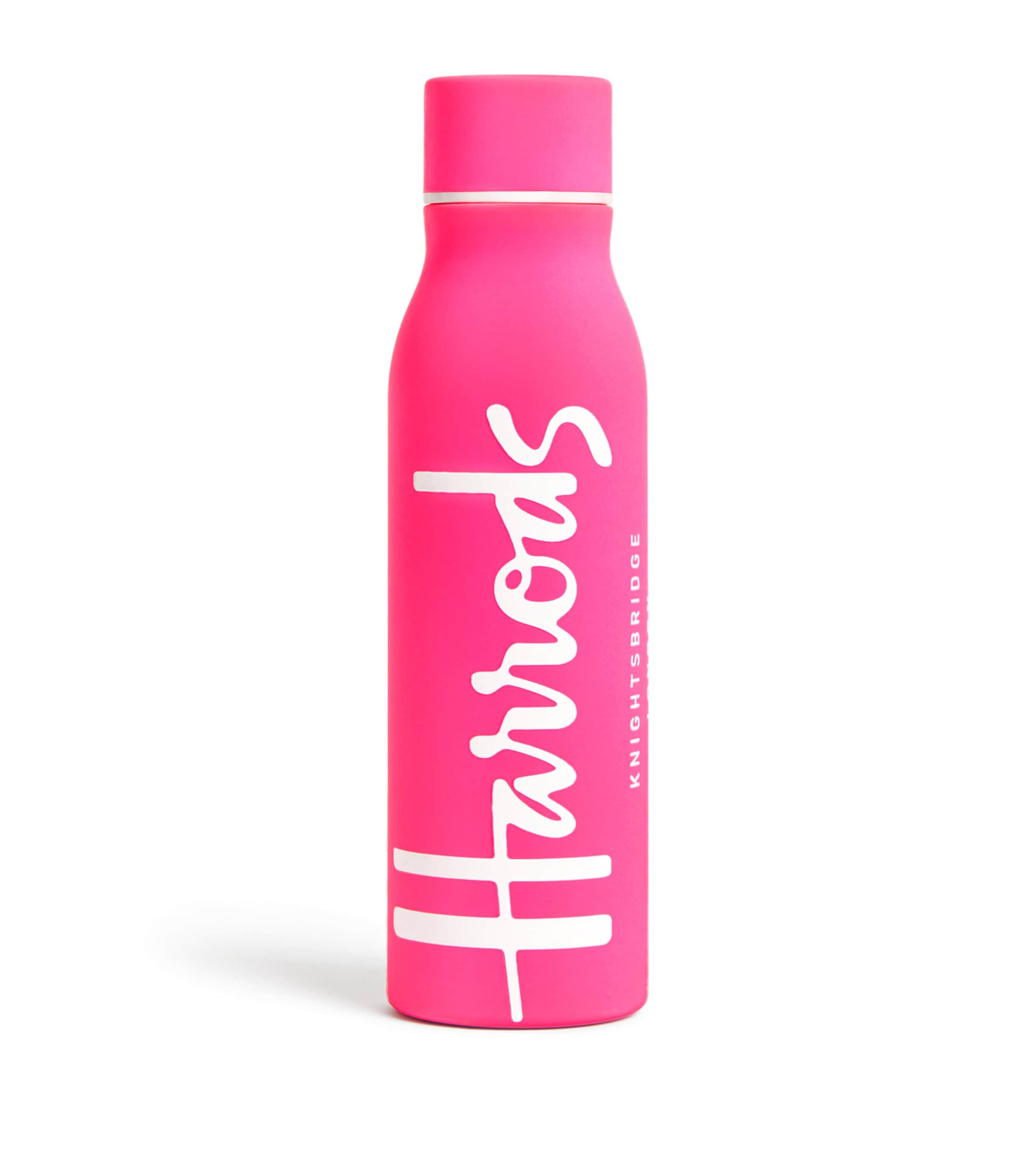 Harrods Logo Water Bottle Pink