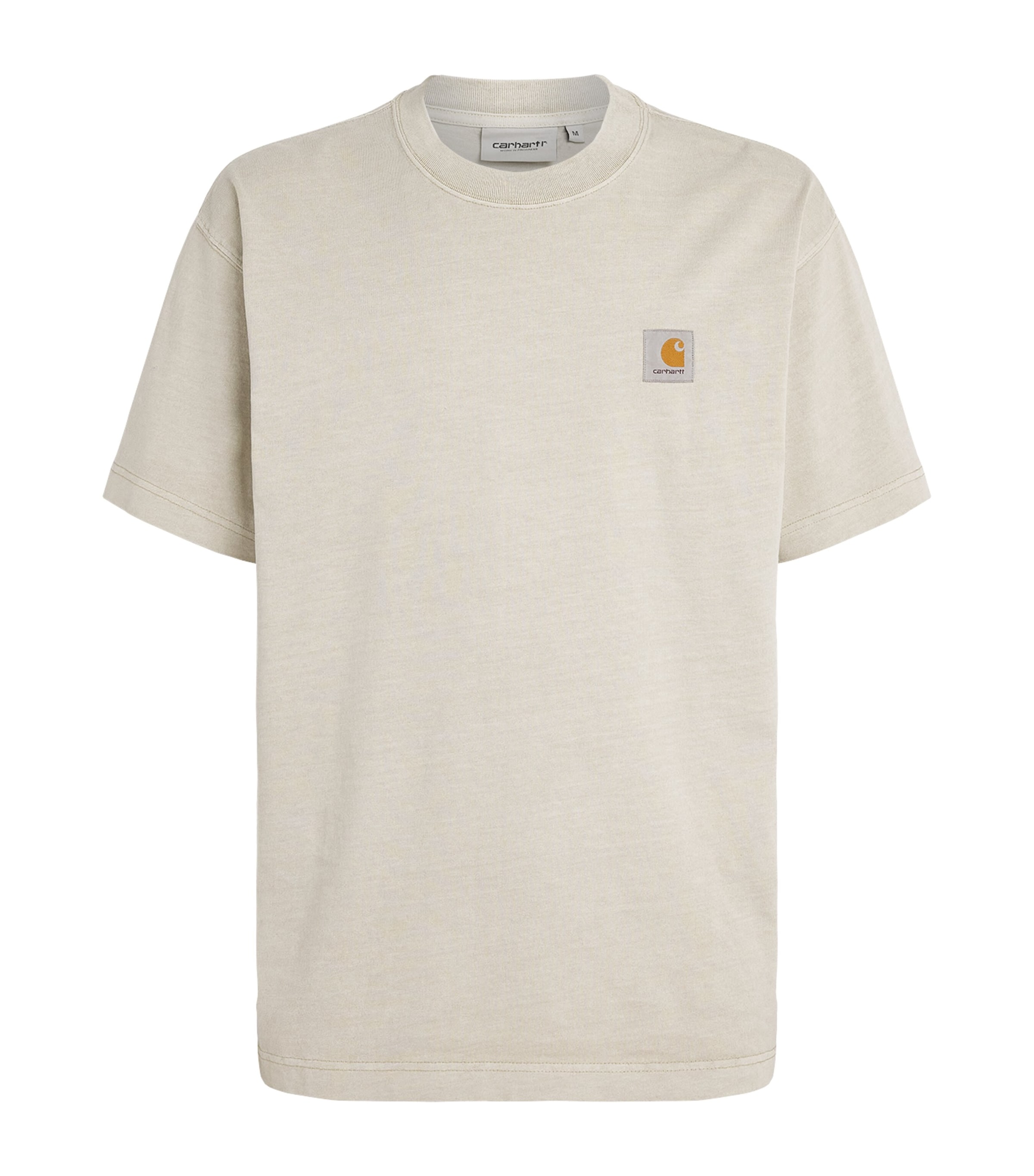Carhartt WIP Mens Cotton Logo Vista T-Shirt Fleur De Sel