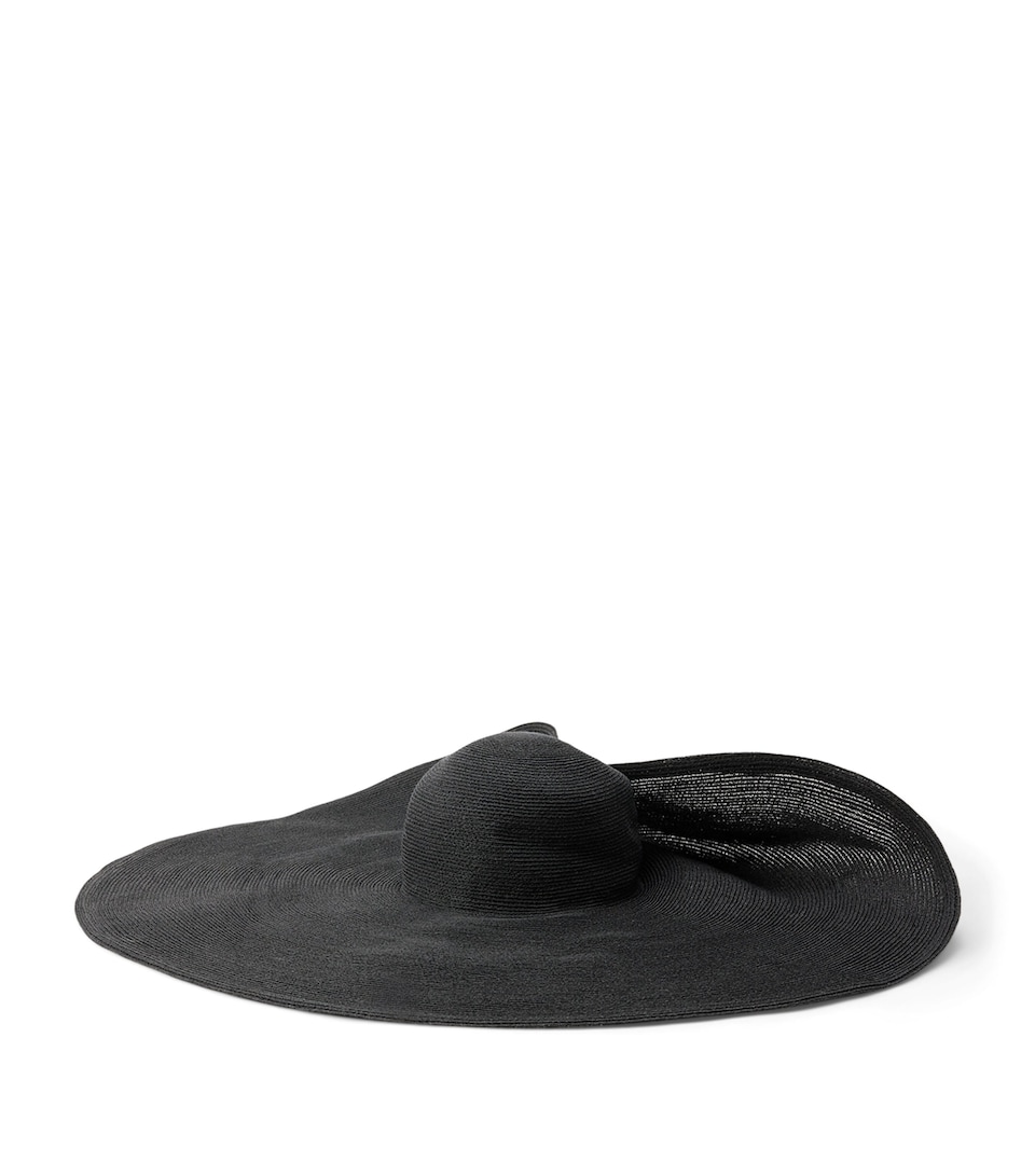Woven Wide-Brim Hat