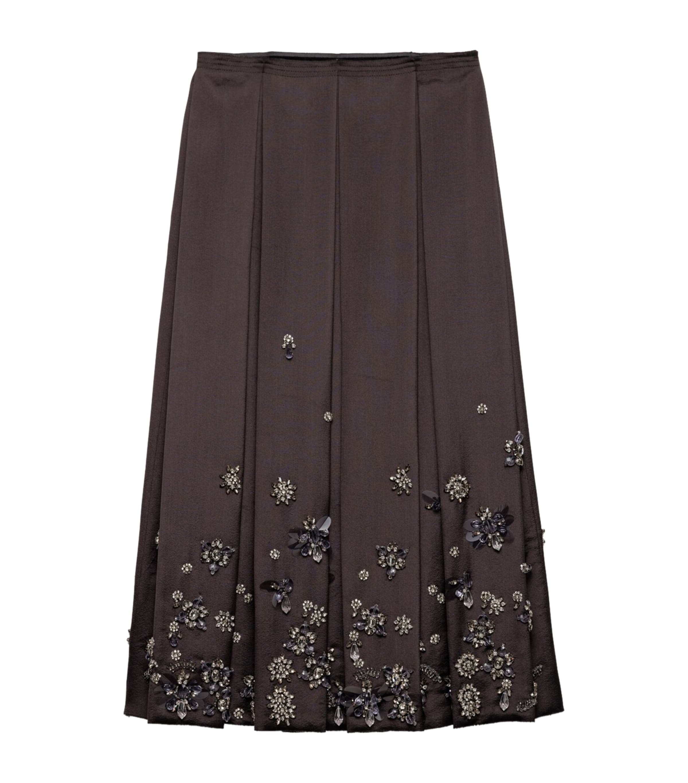 Zimmermann Cotton Rhiannon Embroidered Midi Skirt | Harrods US