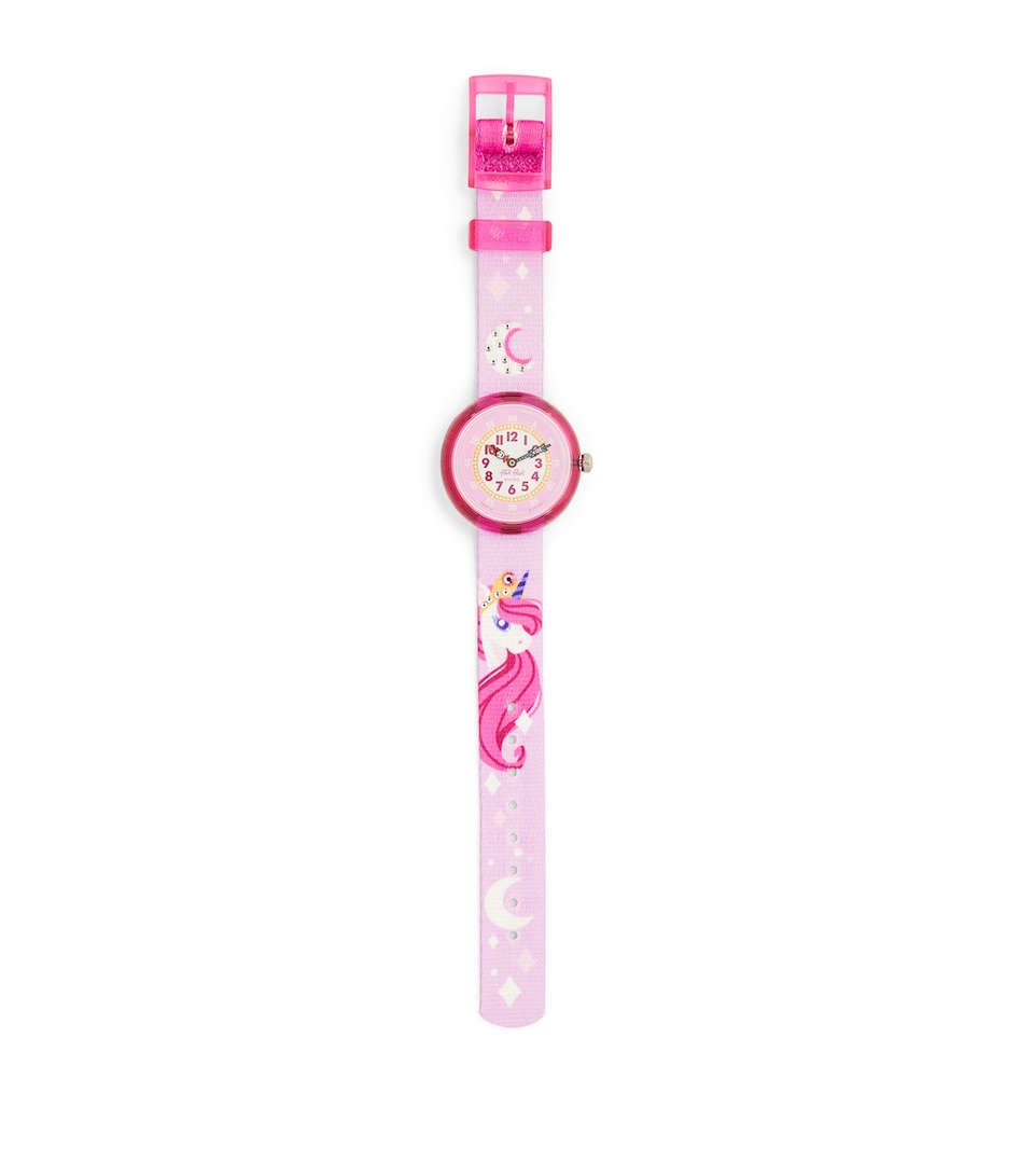 Flik Flak Dreaming Unicorn Quartz Watch 31.85mm Pink