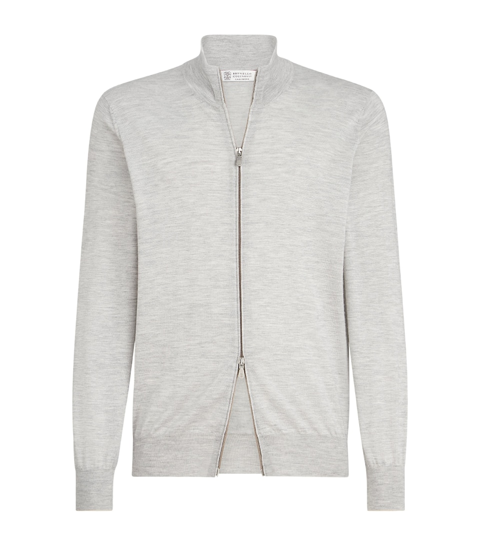 Brunello Cucinelli Mens Two-Way Zip Cardigan