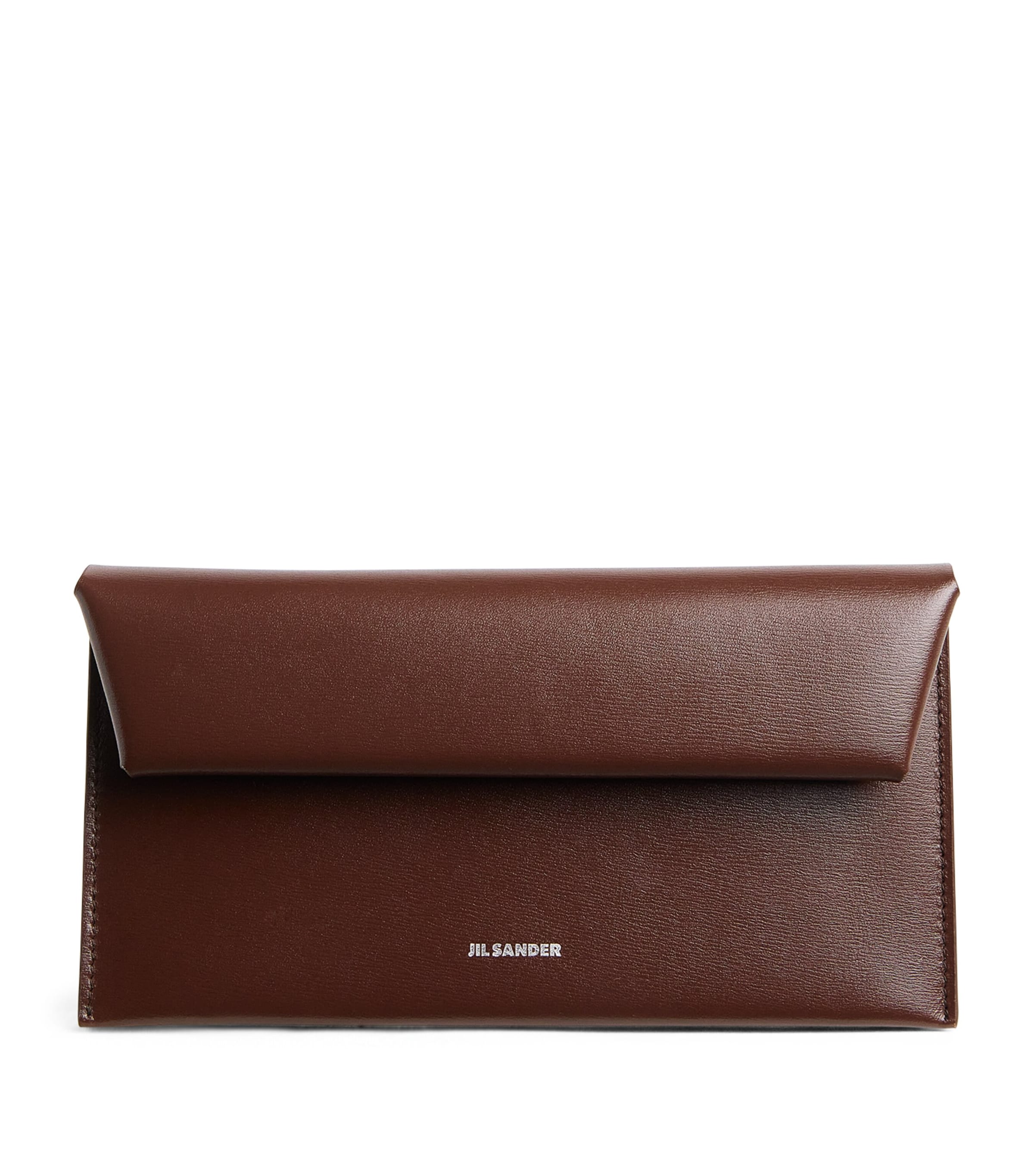折りたたみ財布 JIL Sander Wallets Women Leather Brown/Acorn JIL SANDER ジルサンダー 折りたたみ財布 Baby Wallet