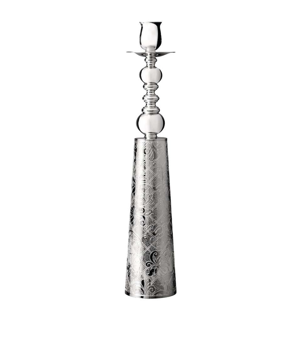 Silver-Plated Jardin d'Eden Candlestick