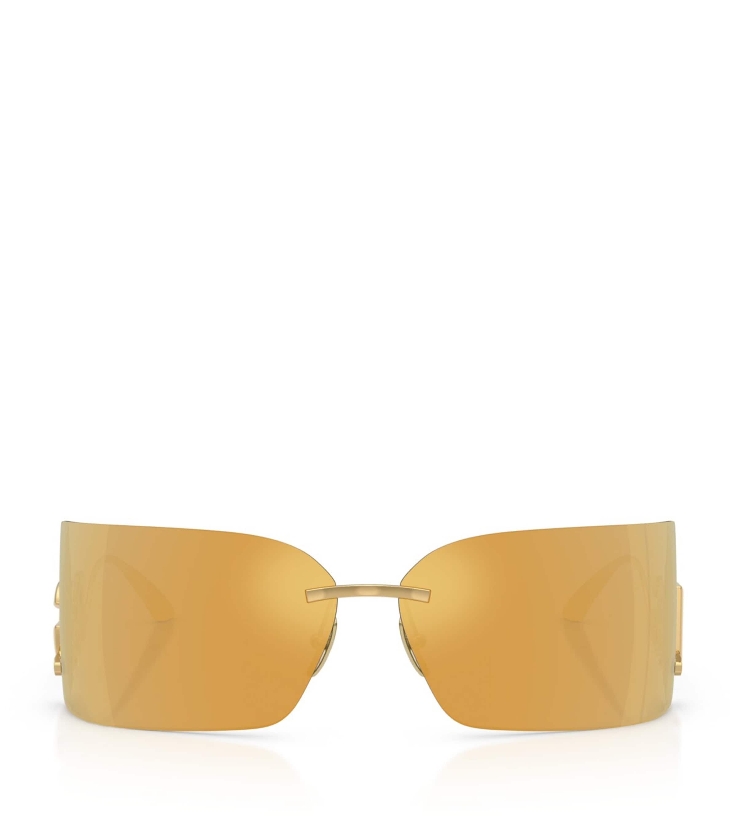 Metal Gold-Tone Sunglasses