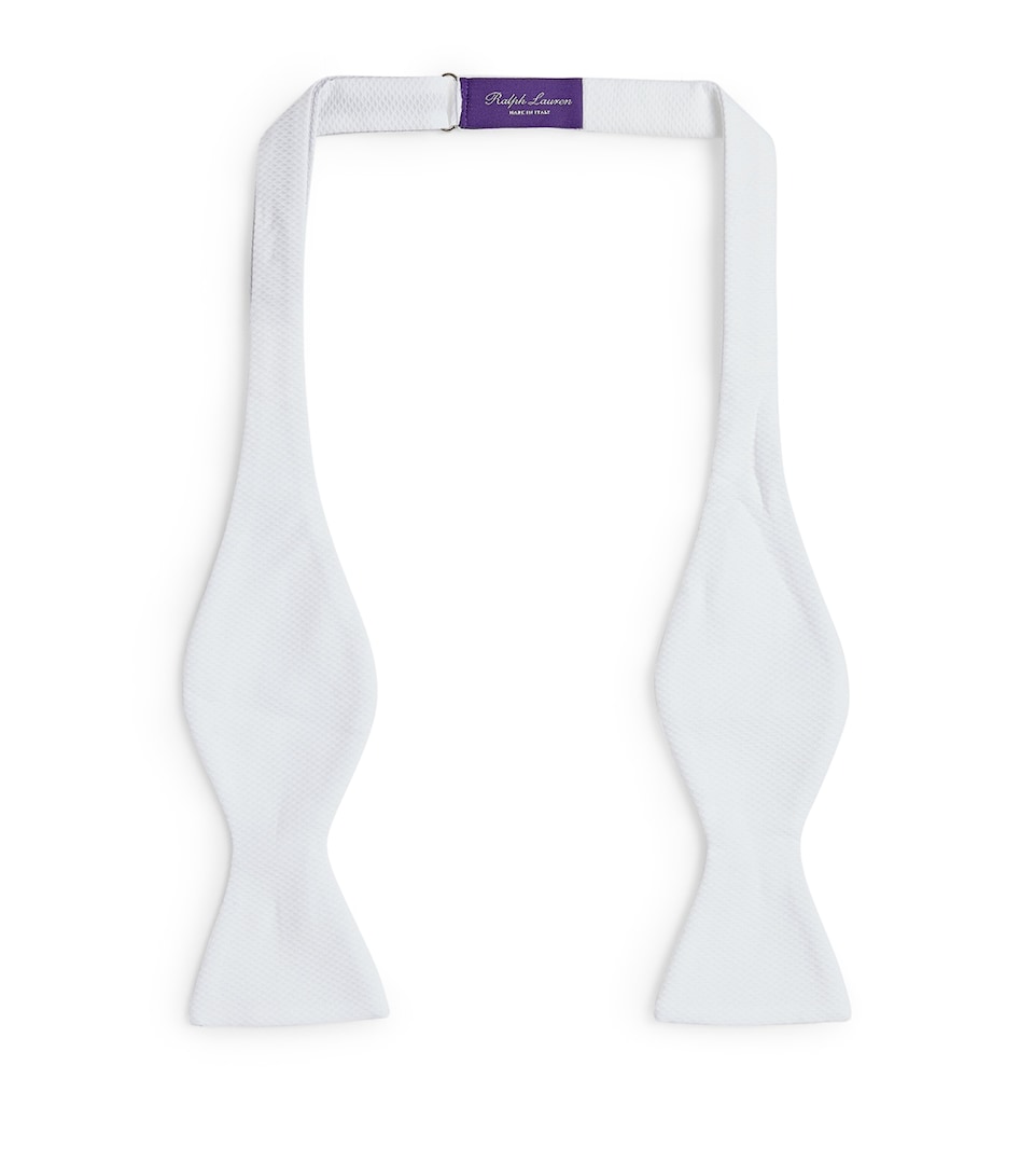 Cotton Piqué Bow Tie