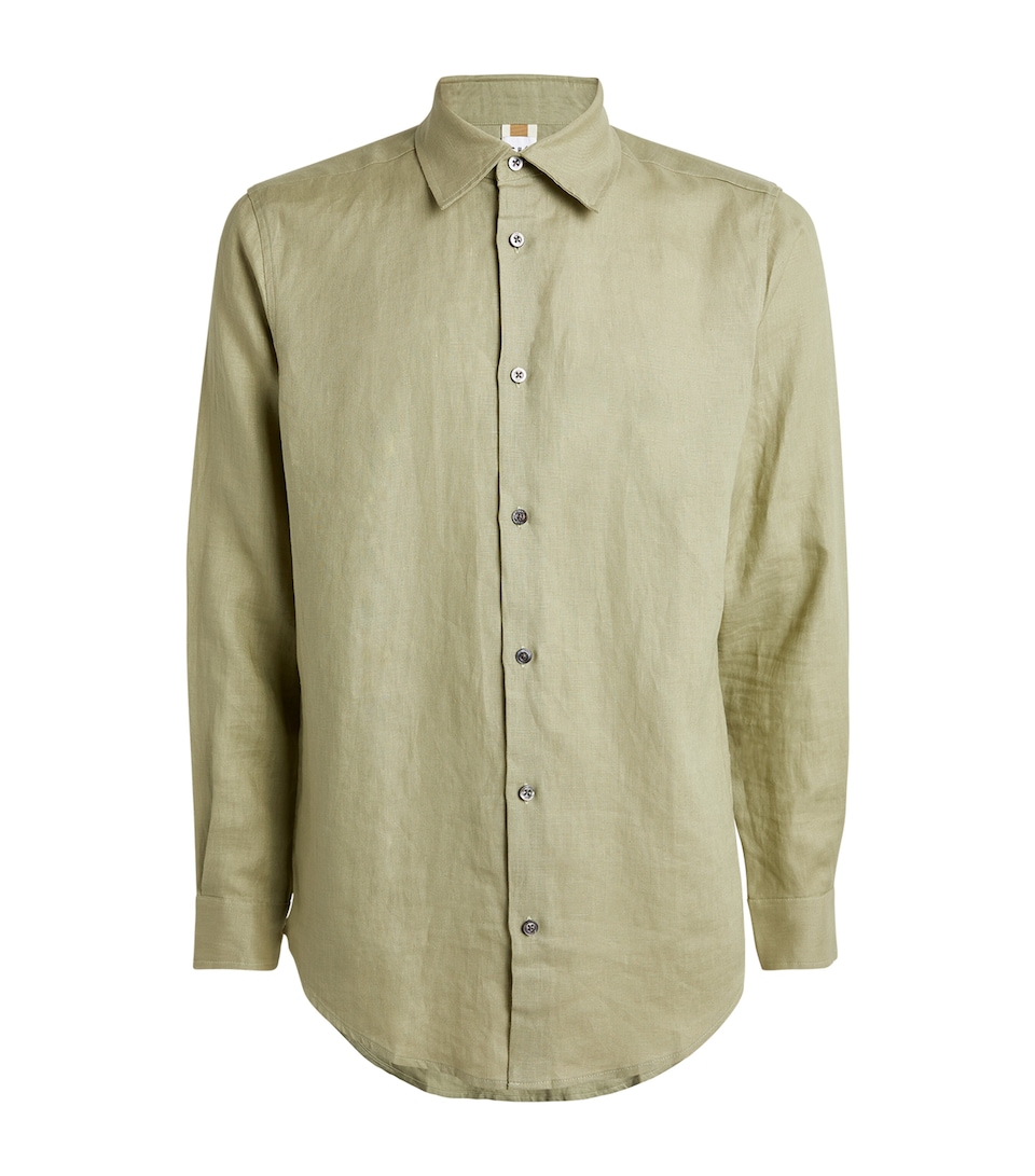 CHÉ Mens Linen Shirt Sage