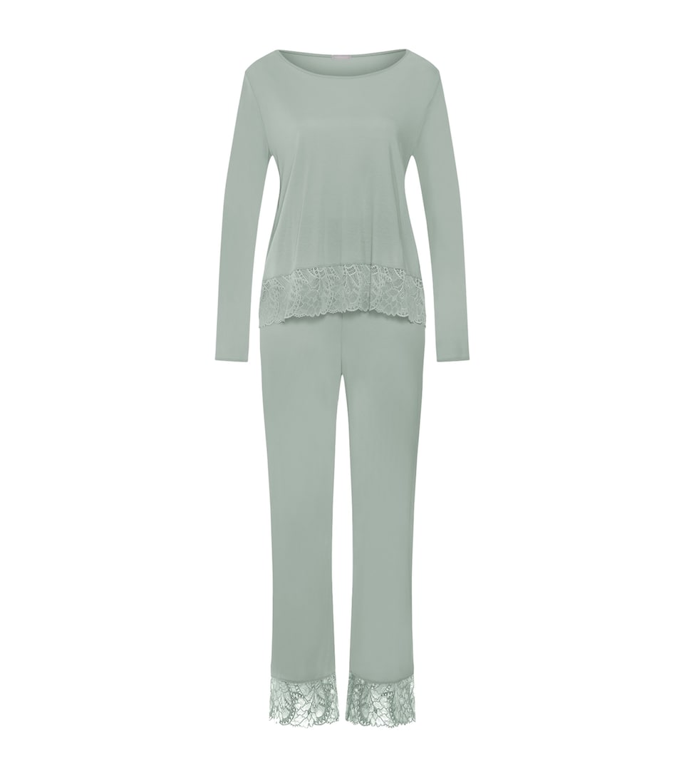 Hanro Womens Modal Pyjama Set Mystic Breeze