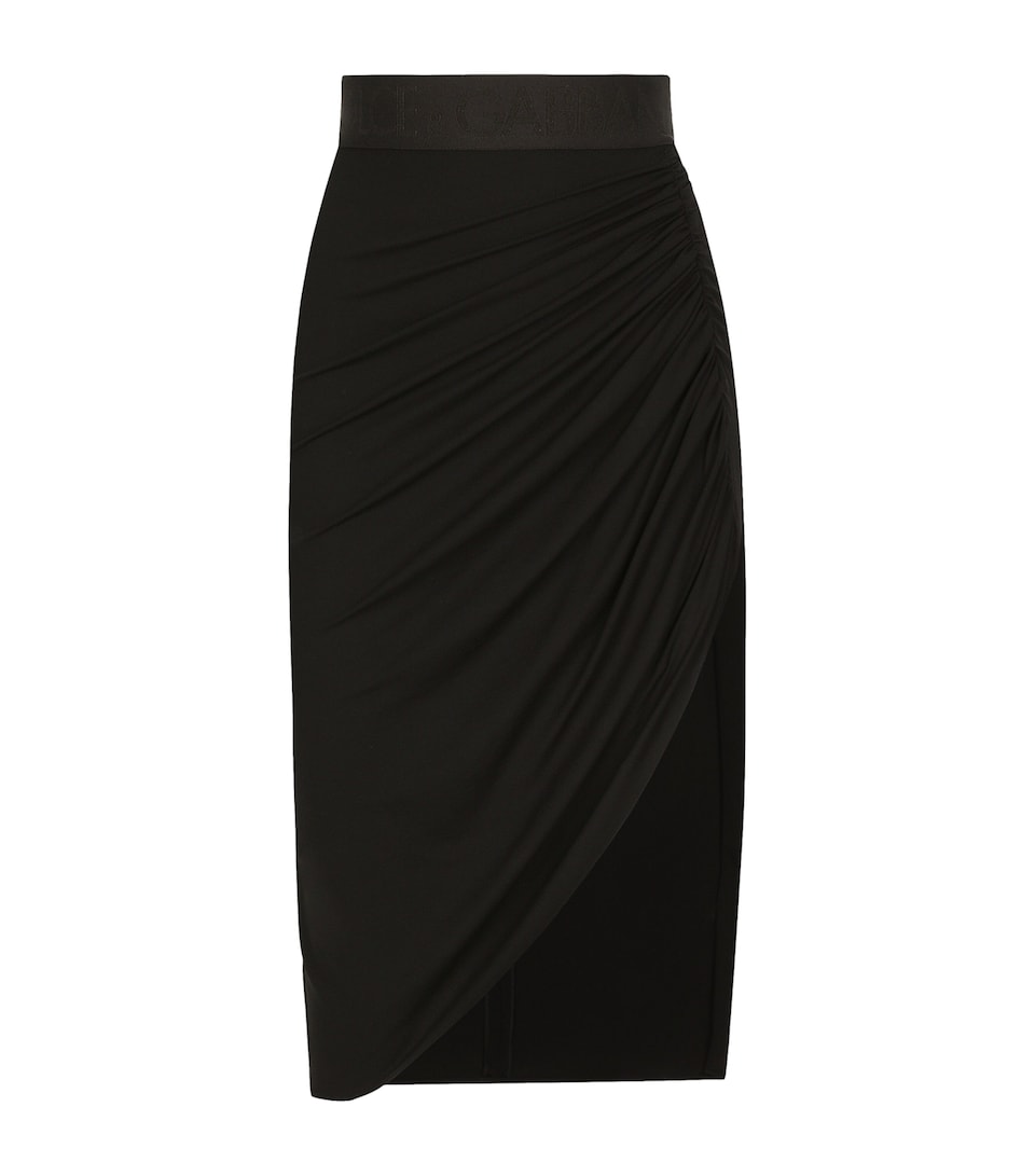 Ruched Pencil Skirt