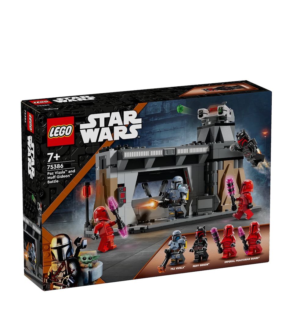 Star Wars Paz Vizsla and Moff Gideon Battle 75386