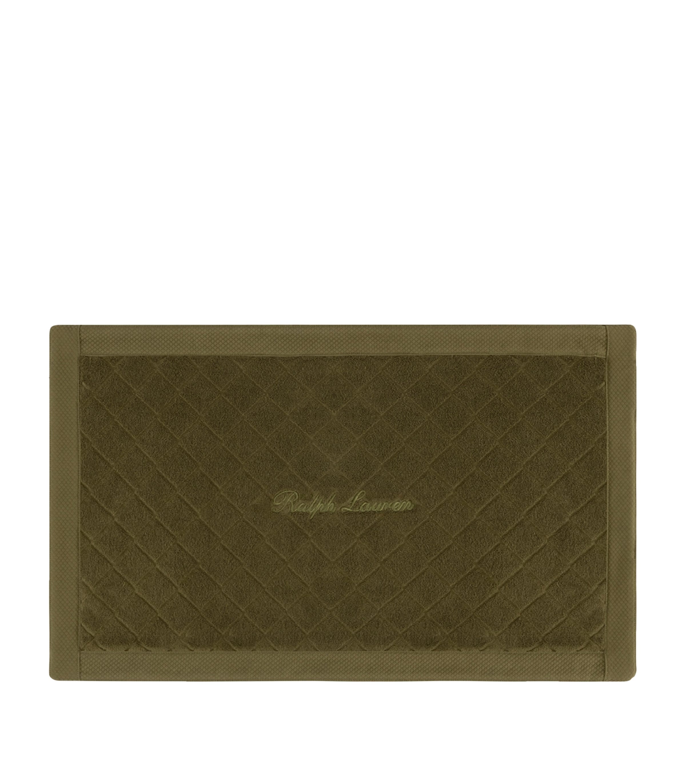 Ralph Lauren Home Dulaney Bath Mat (50cm x 80cm) Olive