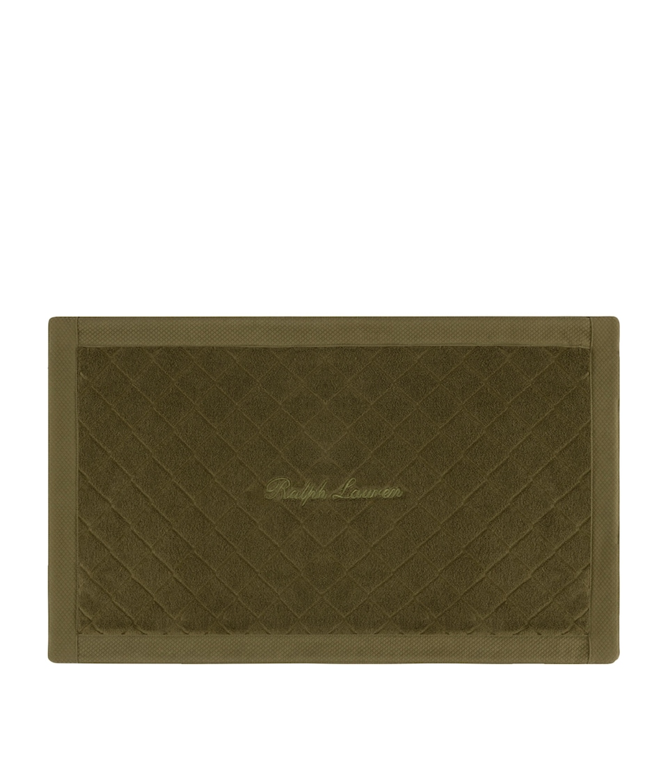 Ralph Lauren Home Dulaney Bath Mat (50cm x 80cm) Olive