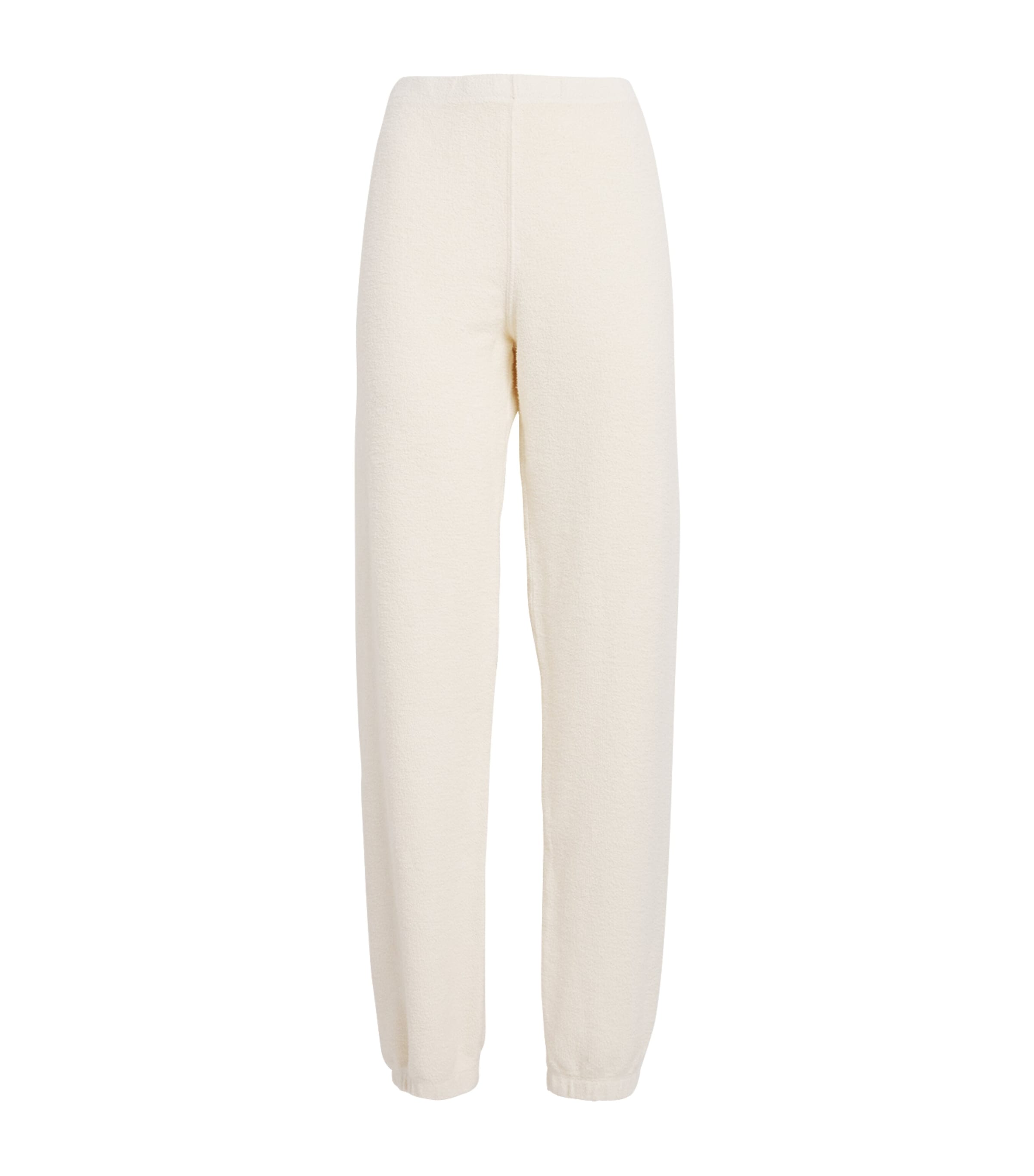 ÉTERNE Womens French Terry Sweatpants Cream Crm
