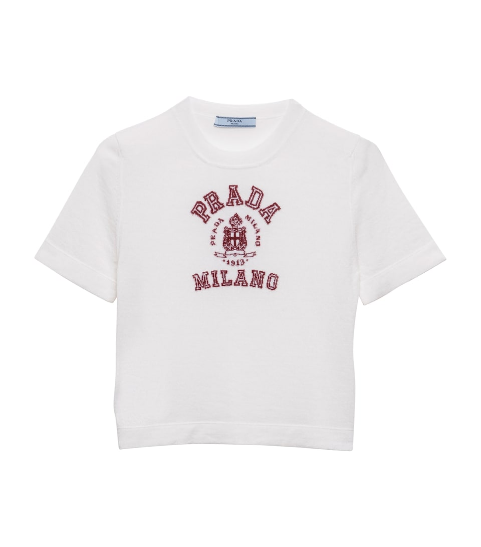 Cashmere Intarsia T-Shirt