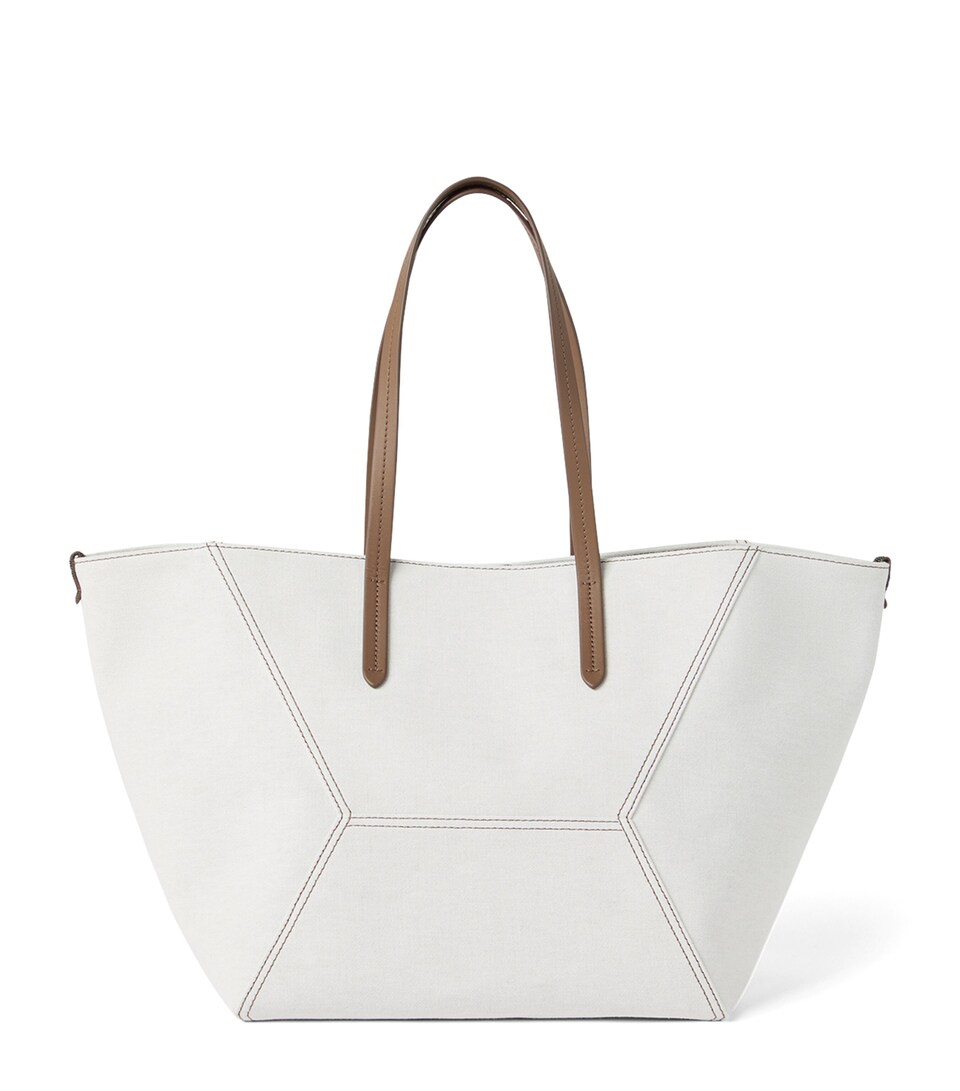 Cotton and Linen Gabardine BC Duo Tote Bag