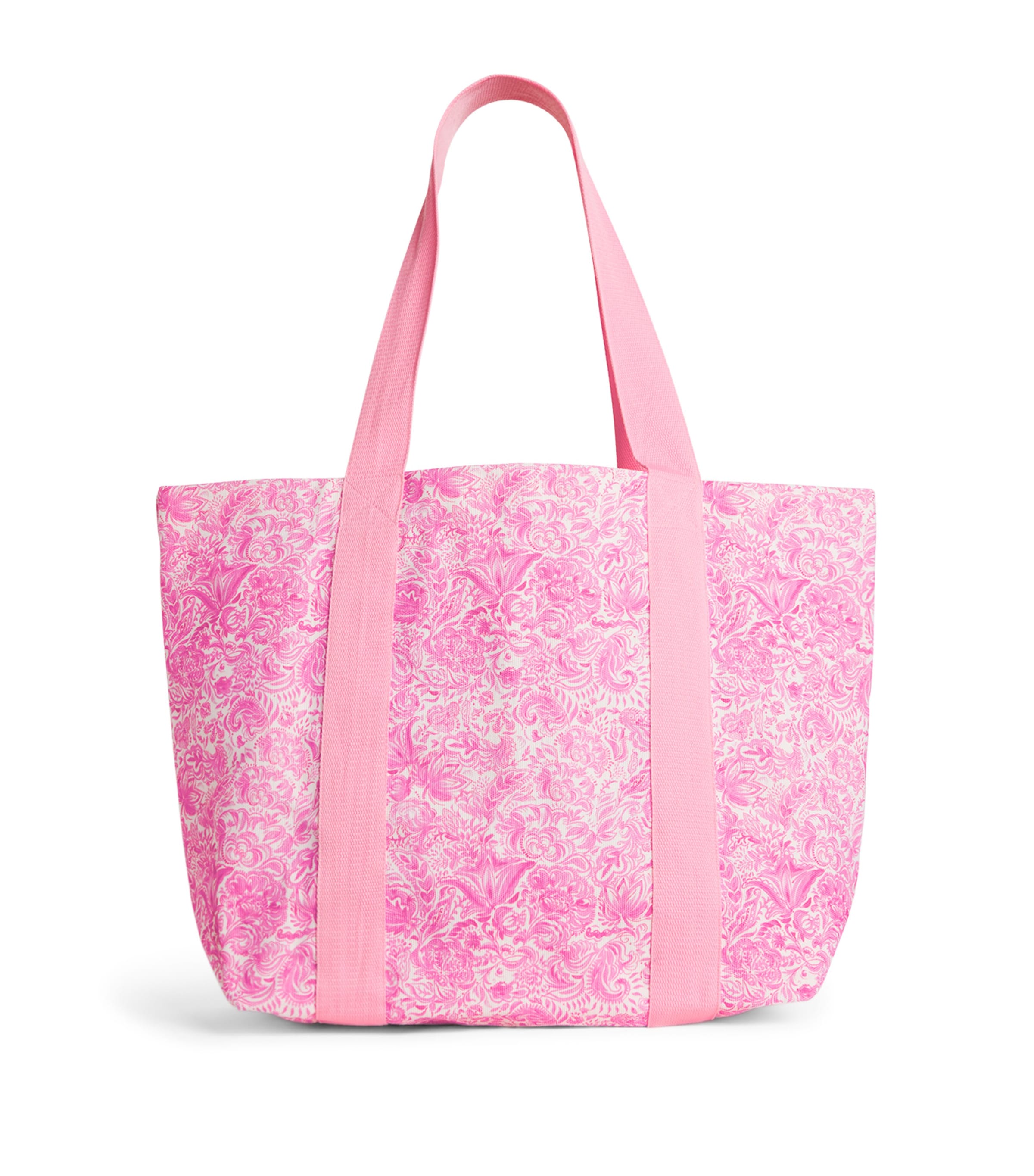 MARIE RAXEVSKY Paisley Print Beach Bag Paisley Pink