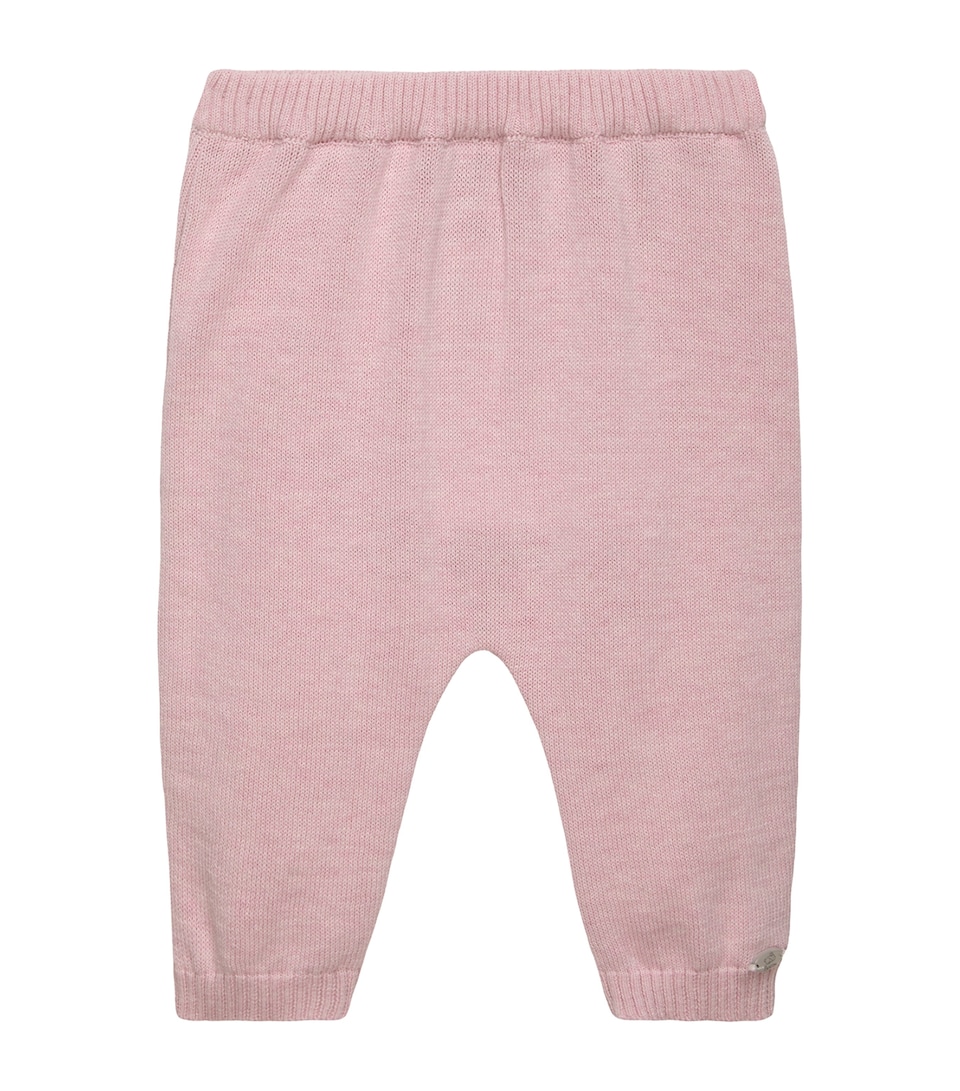 Trotters Cotton Bunny Leggings (0-12 Months) Pale Pink