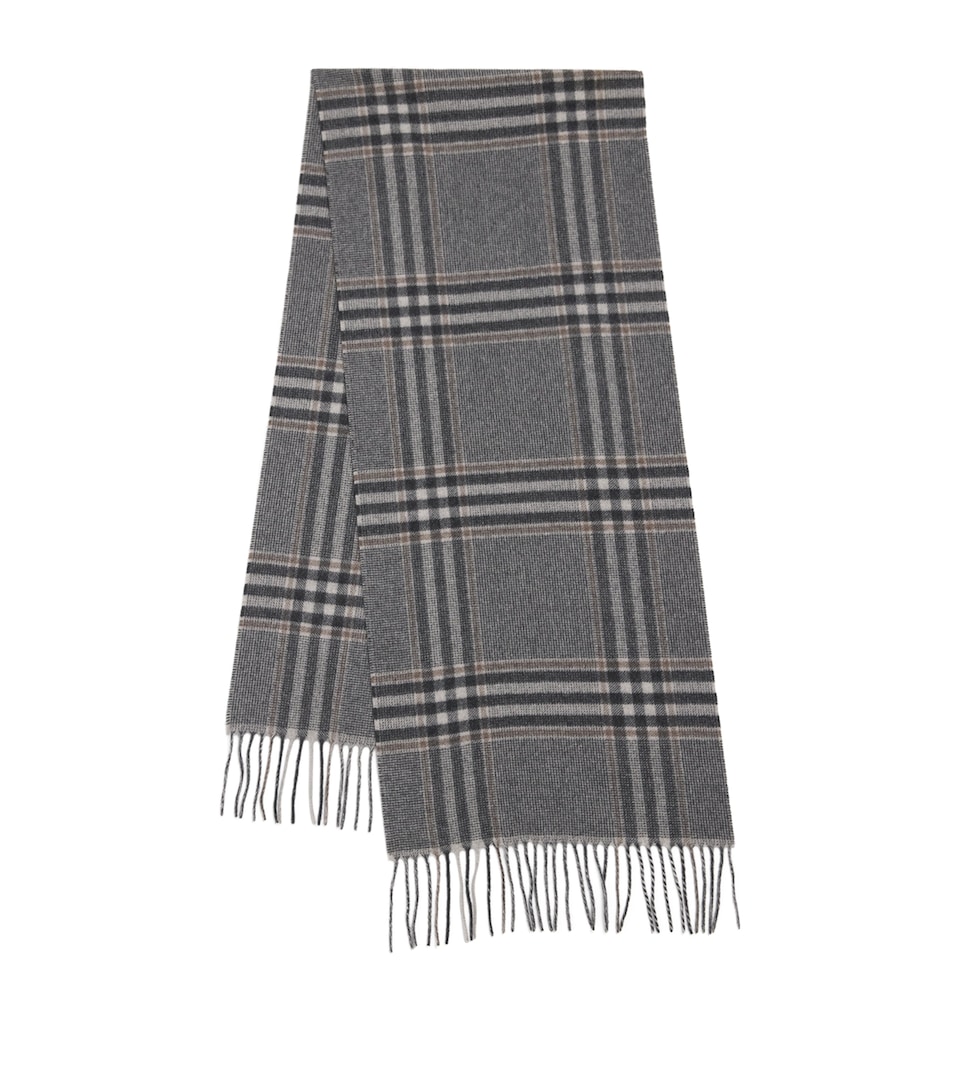Cashmere Check Scarf