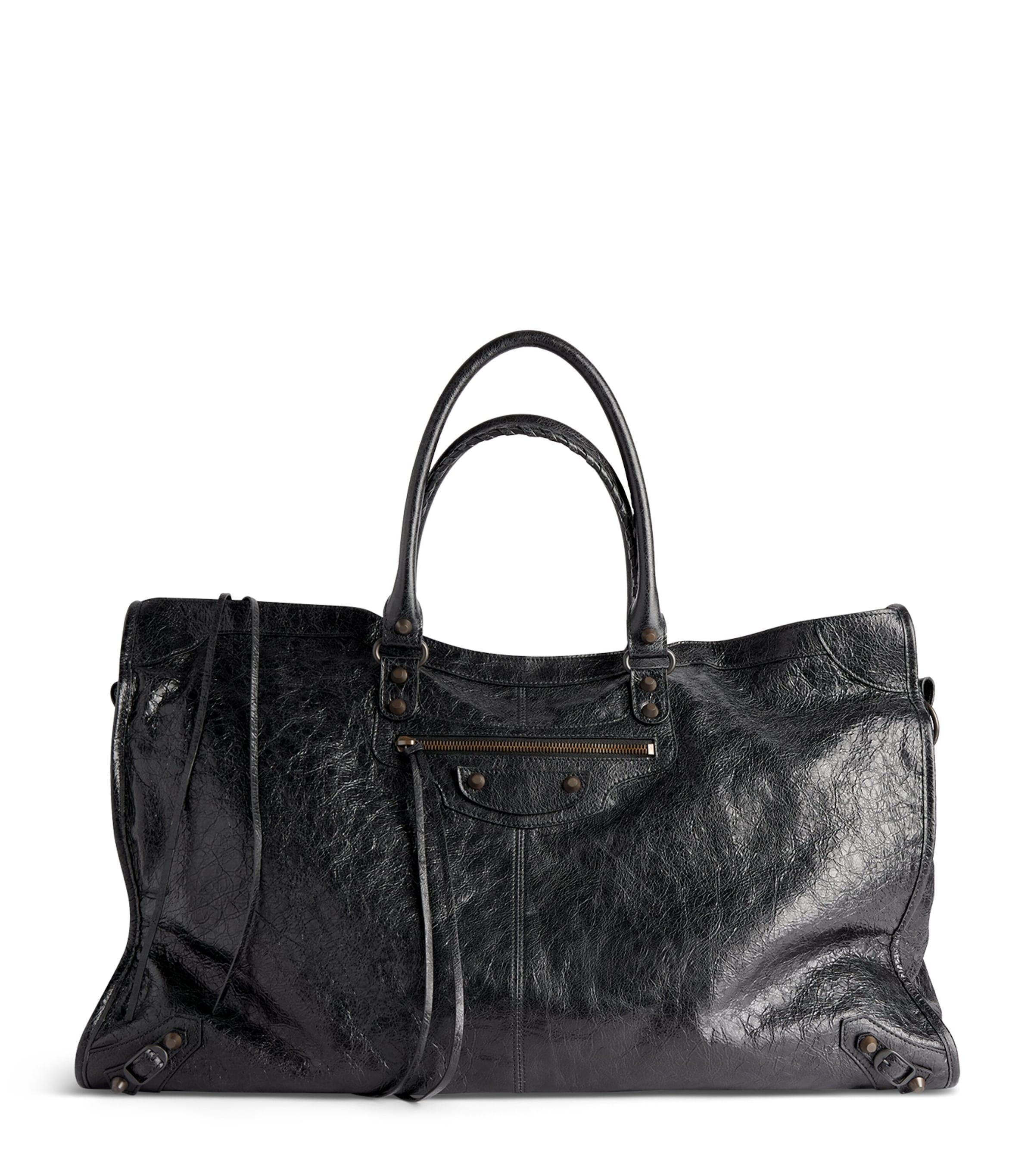 Balenciaga Leather Le City Travel Top-Handle Bag