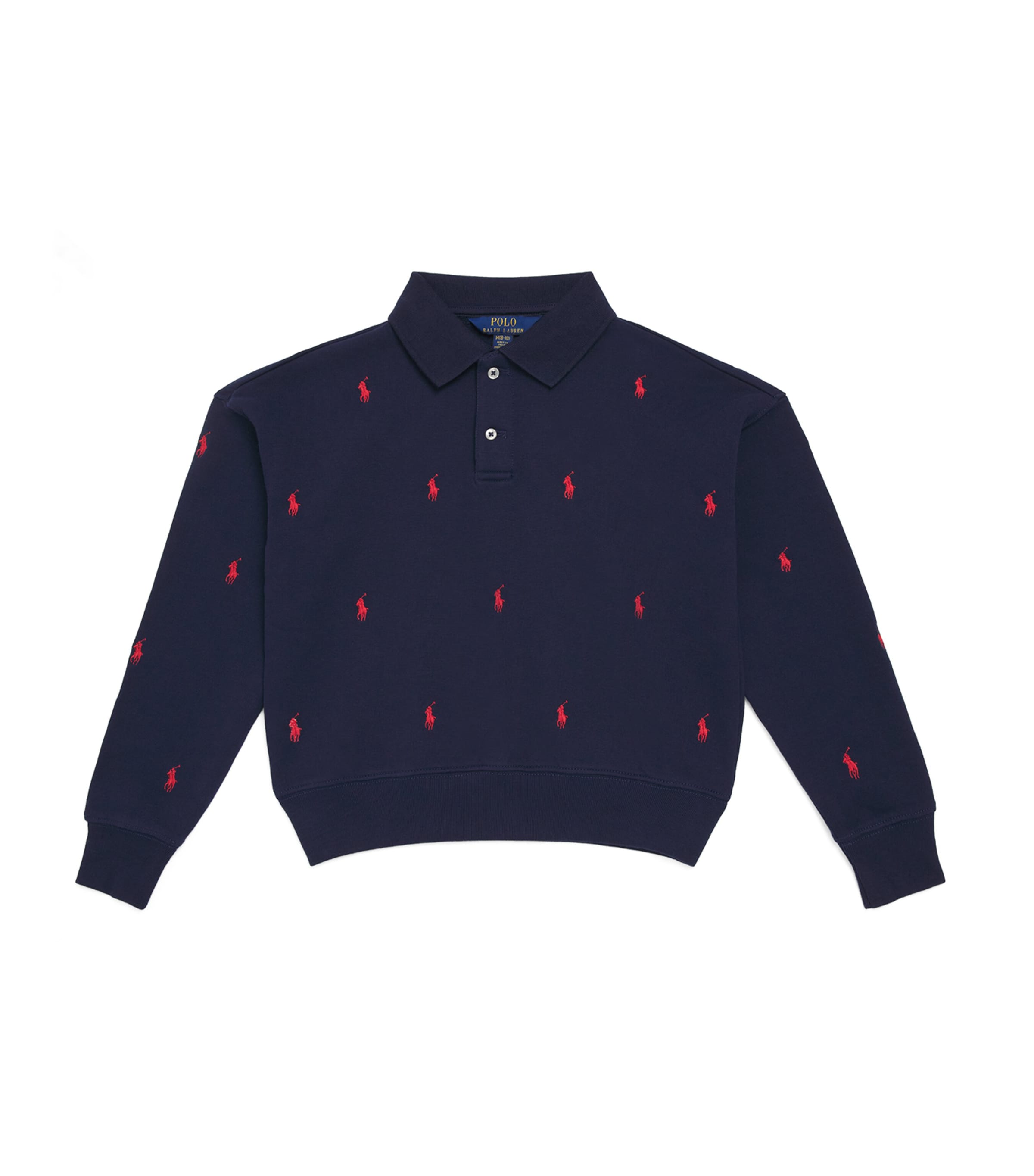 Cotton-Blend Polo Sweatshirt (7-14 Years)