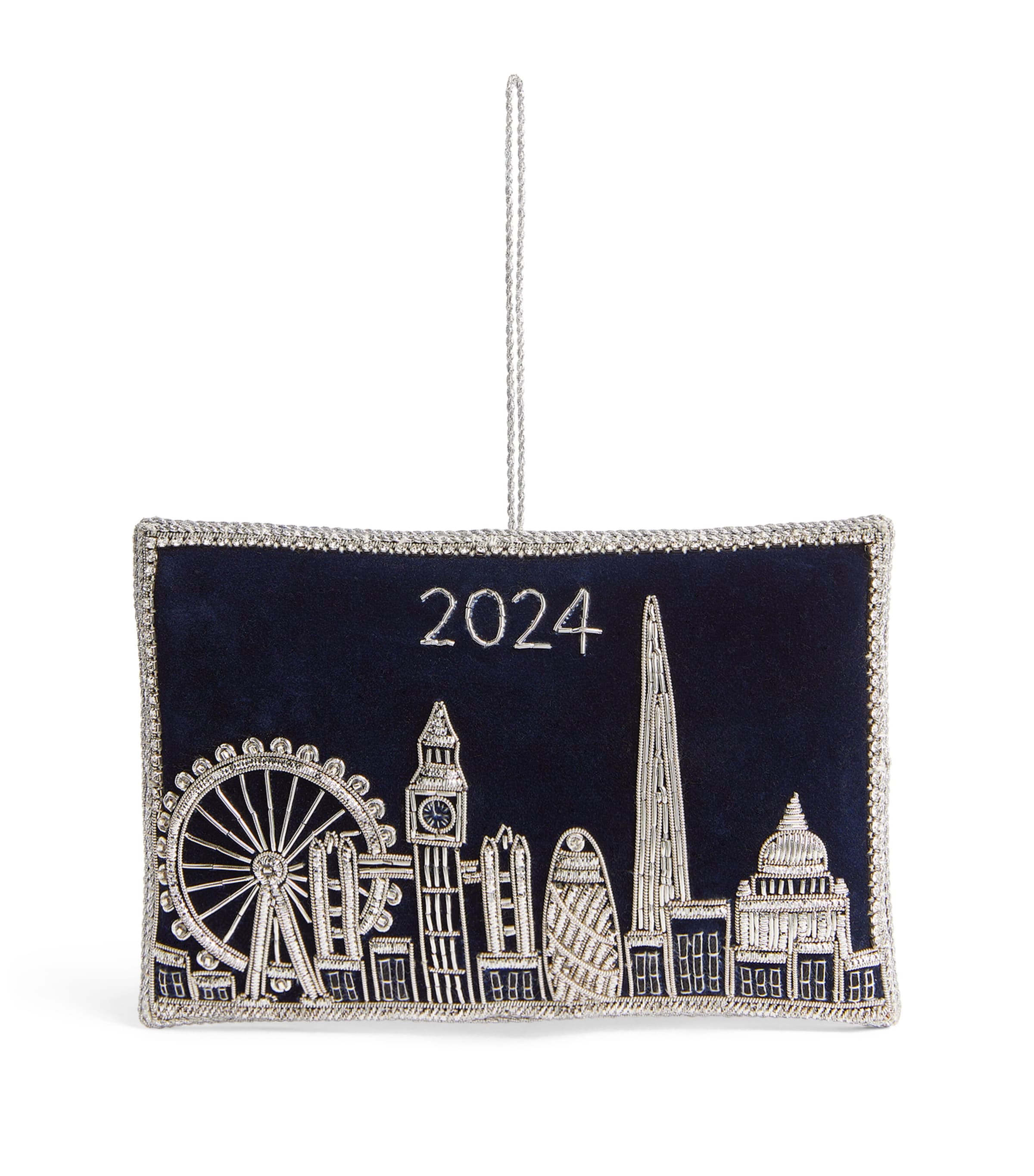 Beaded London Skyline Tree Decoration