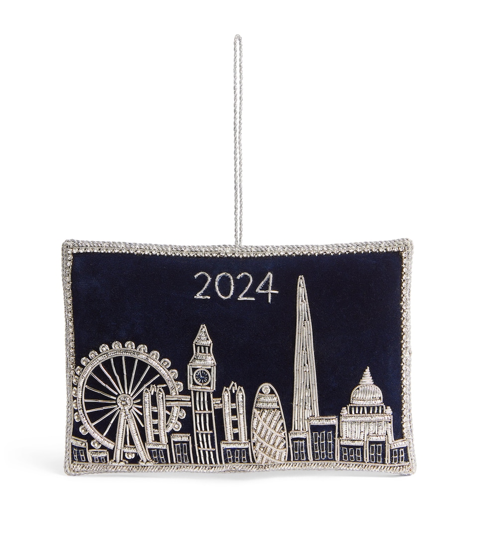 Beaded London Skyline Tree Decoration