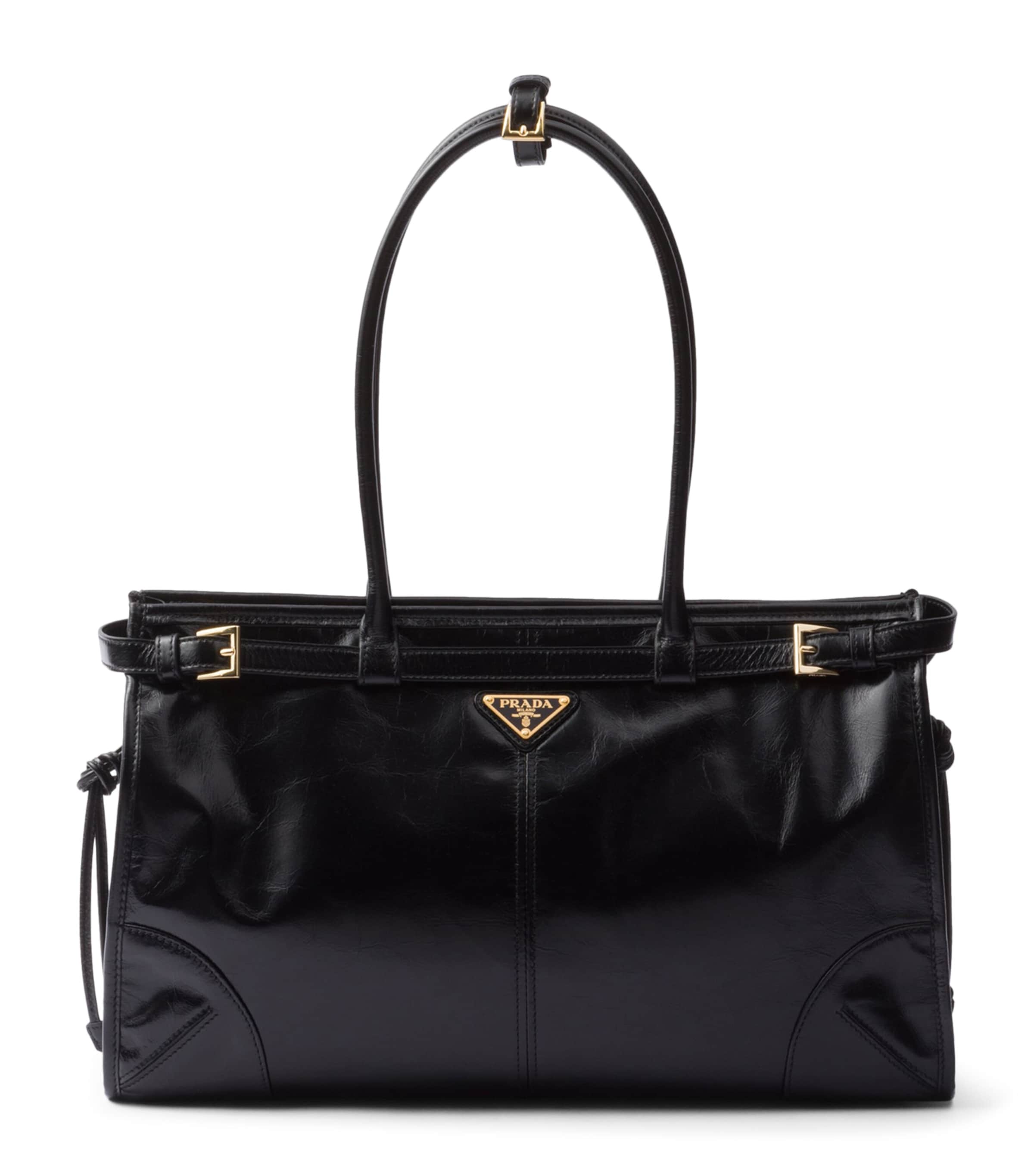Large Leather Bonnie Top-Handle Bag