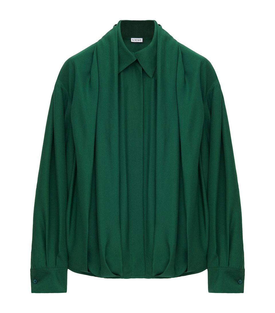 Silk Draped Shirt
