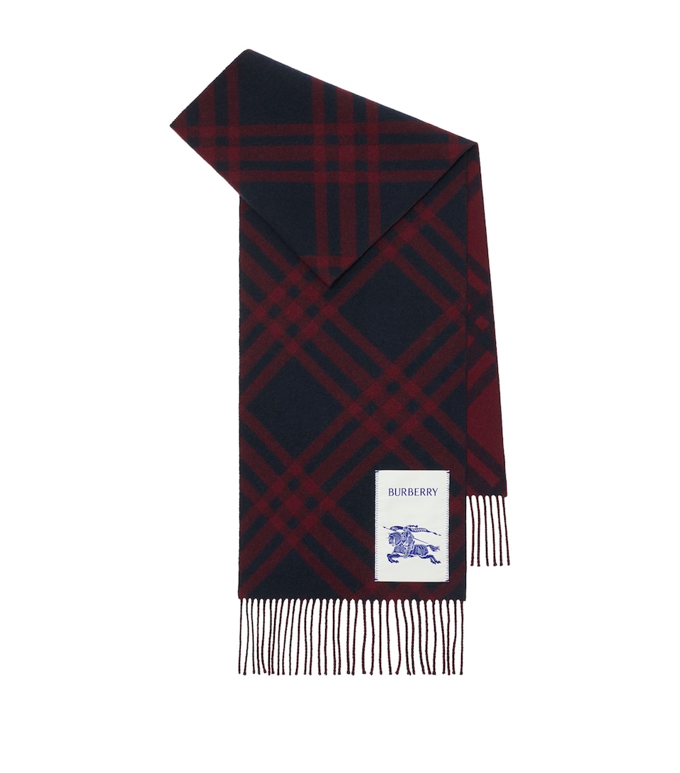 Cashmere Check Scarf