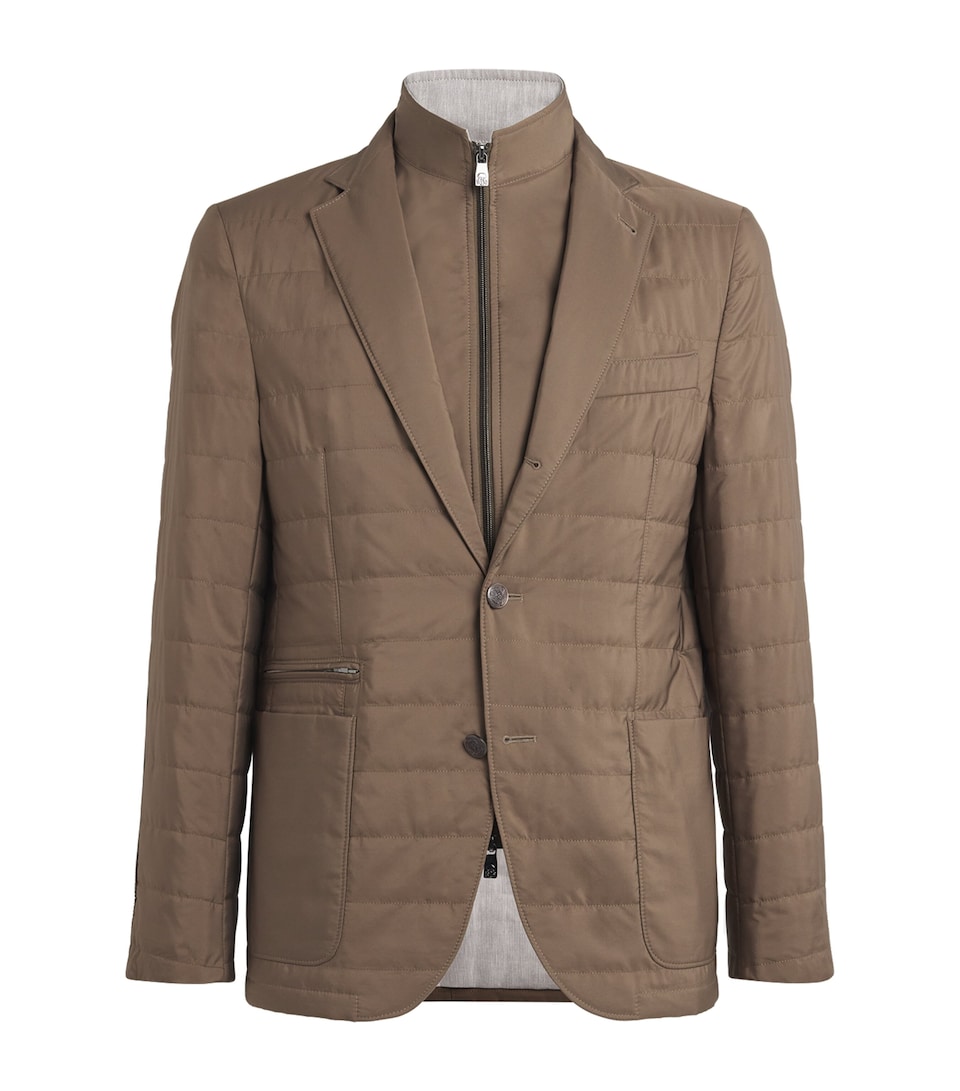 Technical Quilted Blazer