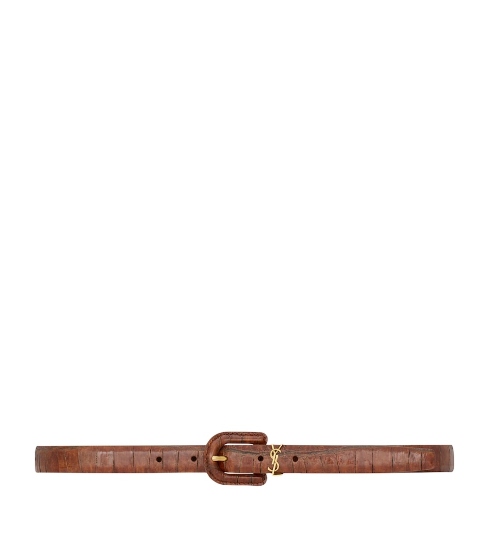 Calfskin Buckle Cassandre Belt