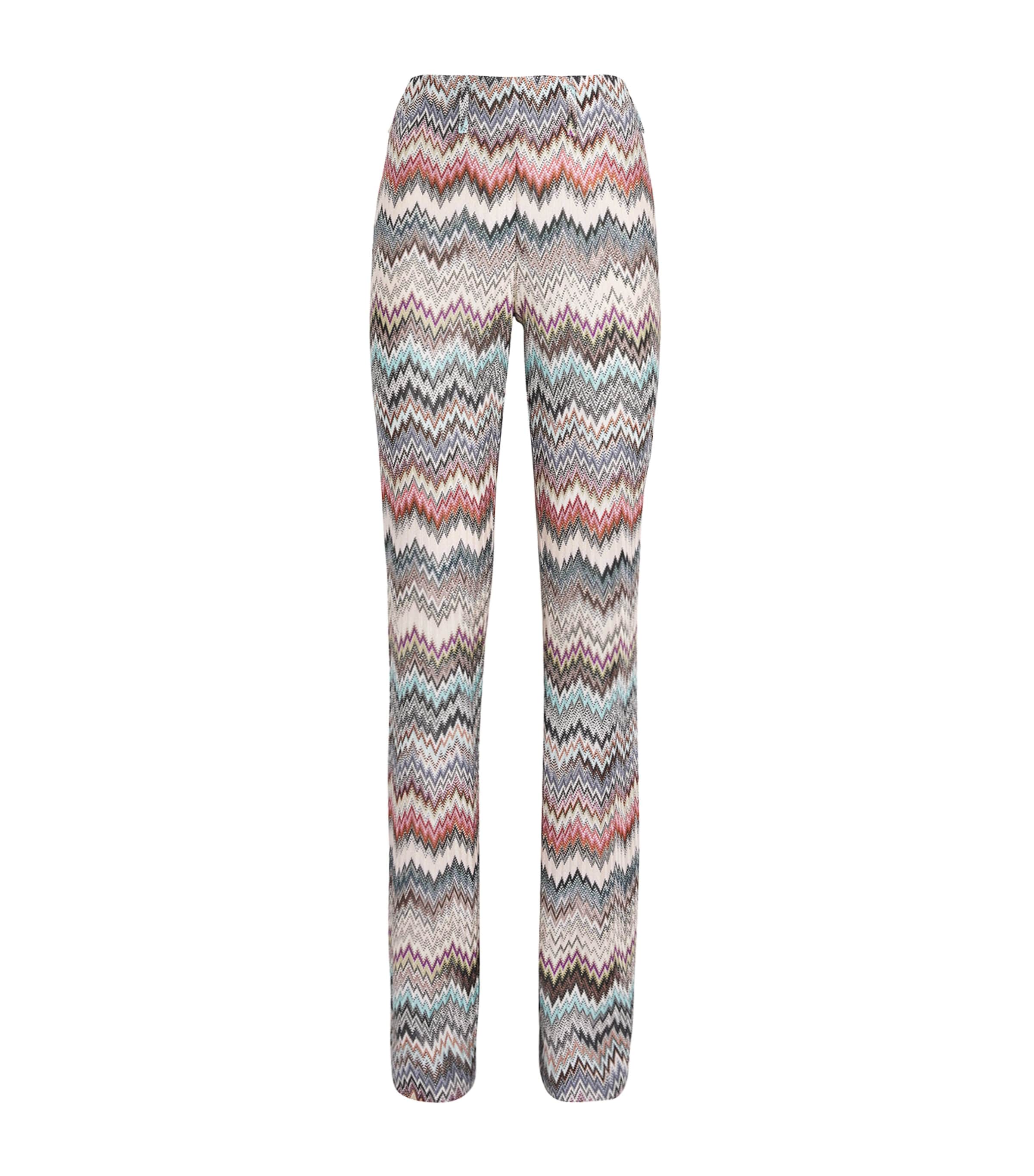 Zigzag Flared Trousers