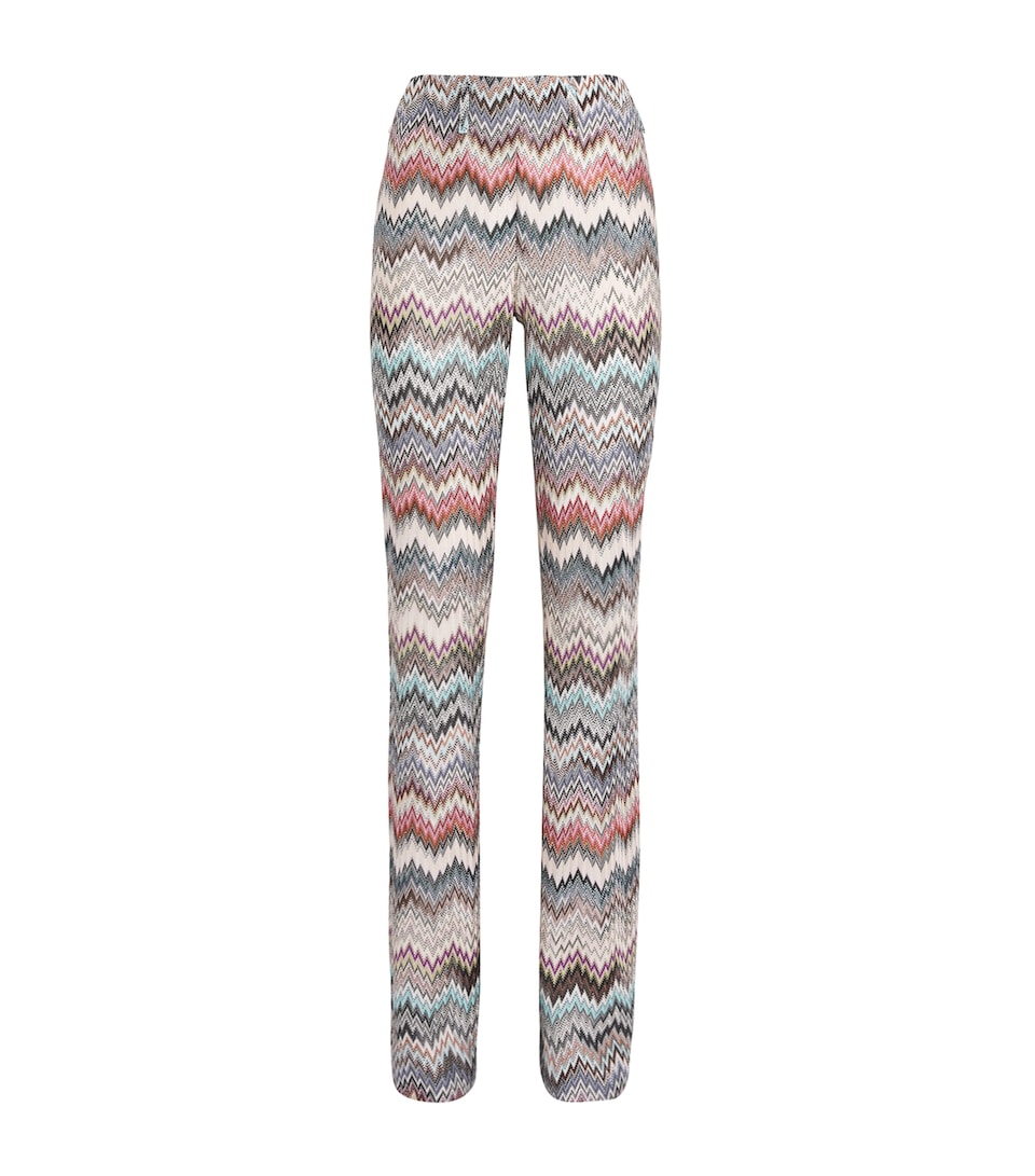 Zigzag Flared Trousers