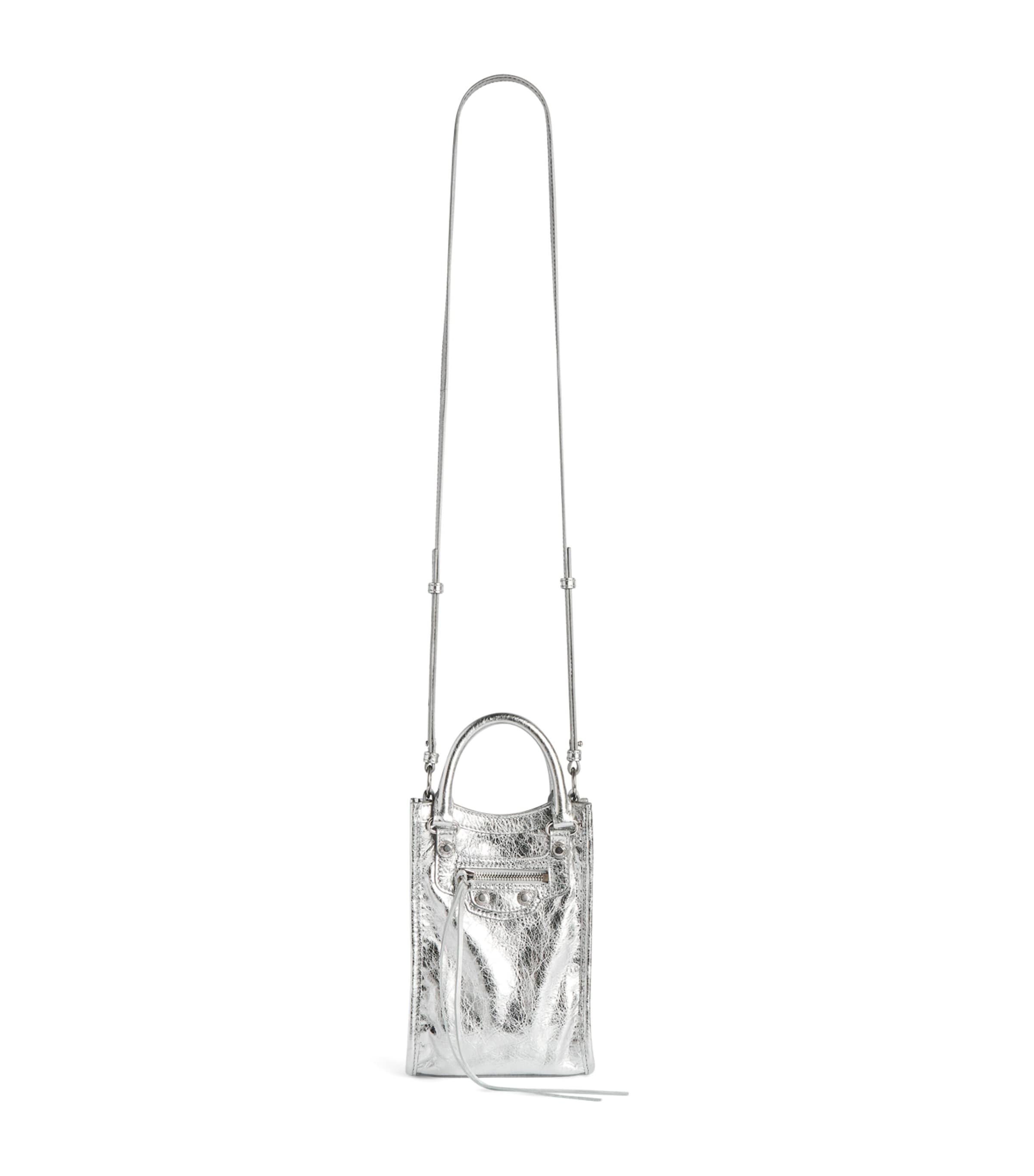 Balenciaga Lambskin Le City Tote Phone Holder