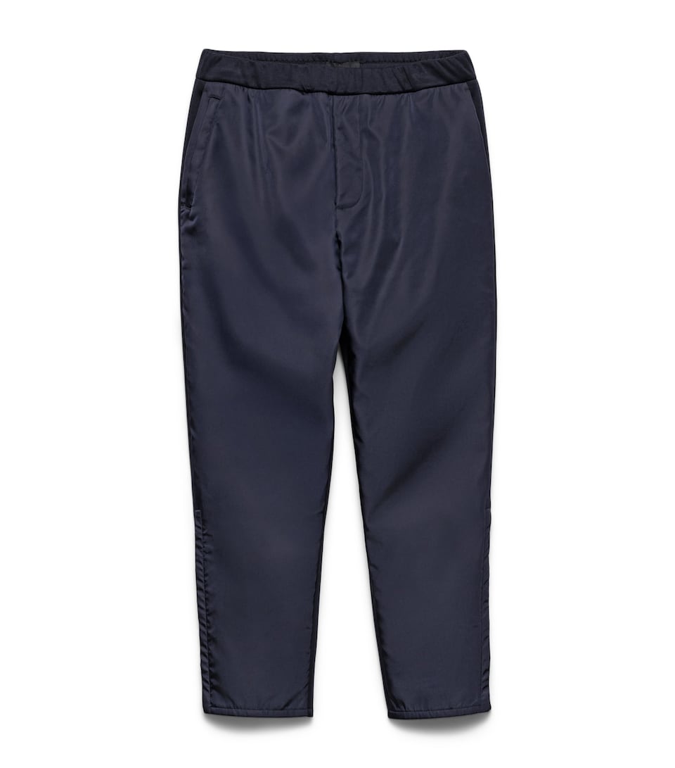 Cotton-Re-Nylon Straight Trousers