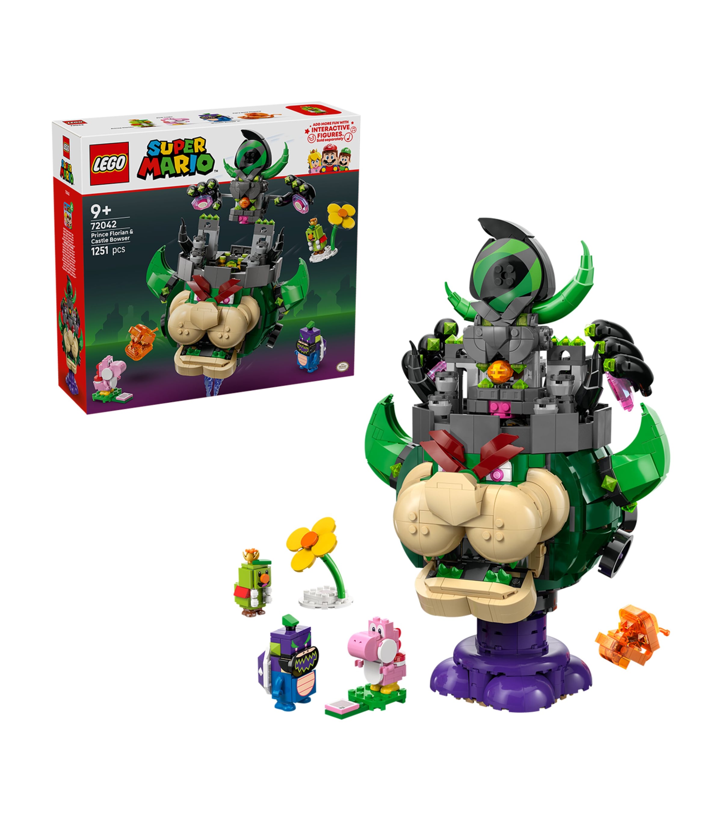 Lego Super Mario Prince Florian & Castle Bowser Set 72042