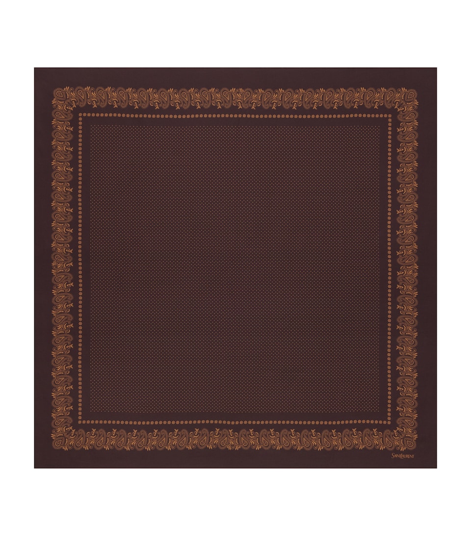 Silk Paisley Scarf